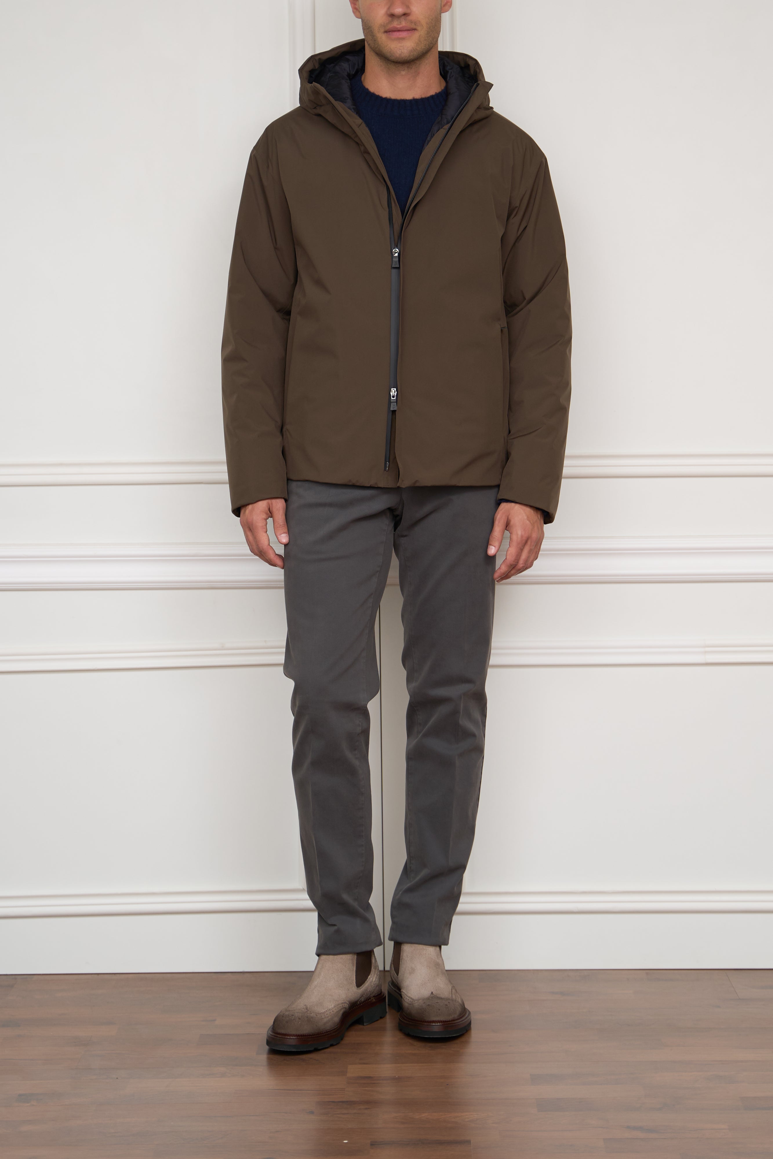 Blouson in light grey