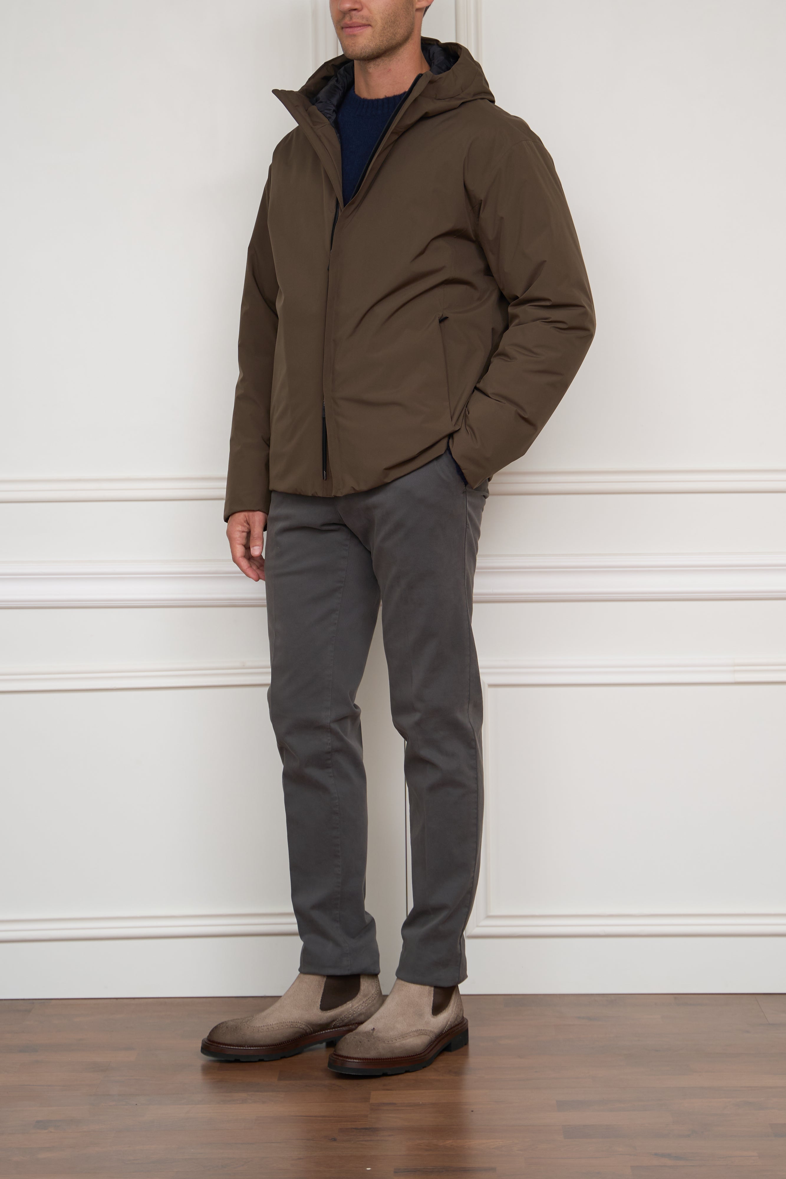 Blouson in light grey