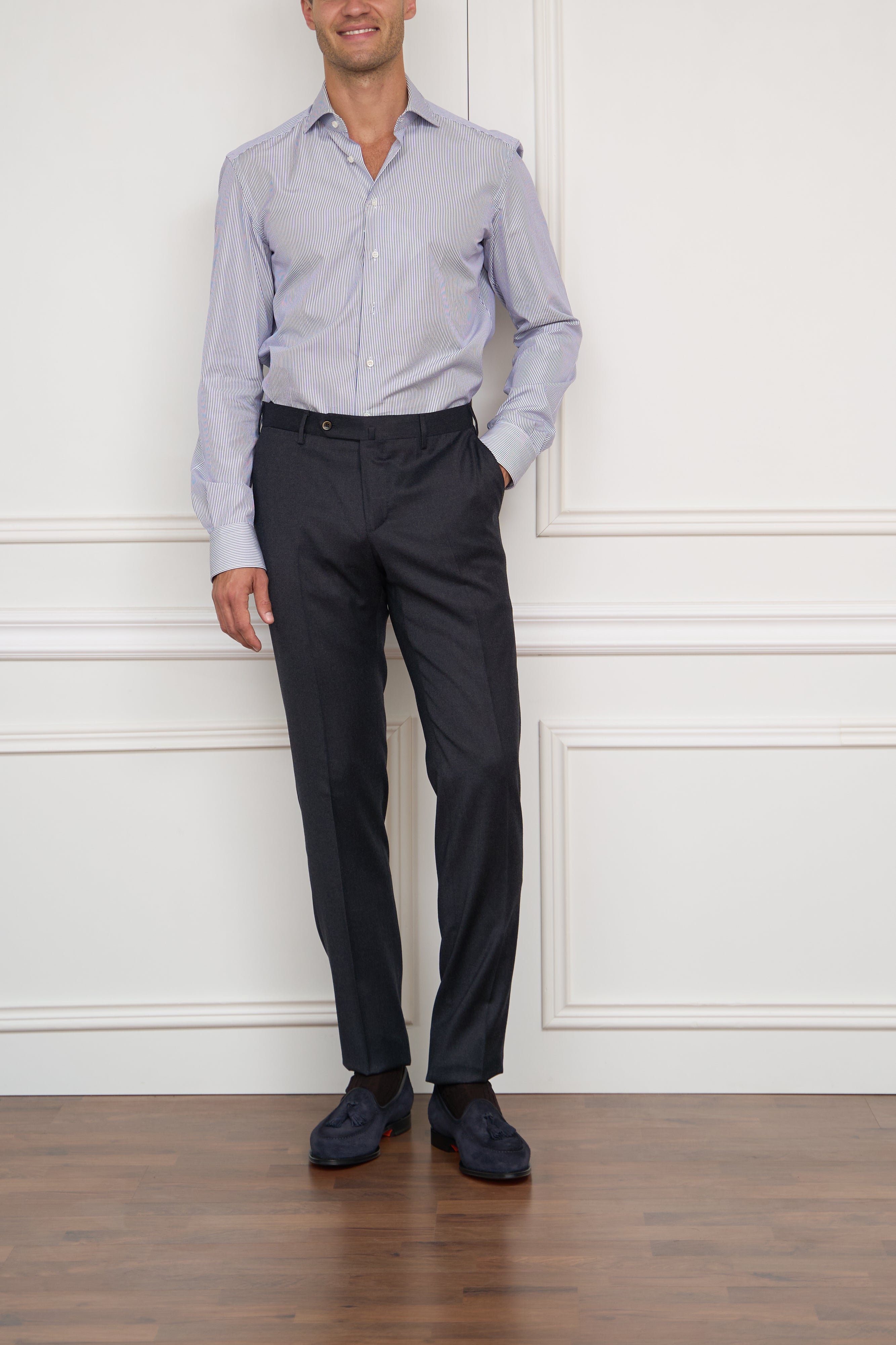 Tuchhose in anthrazit