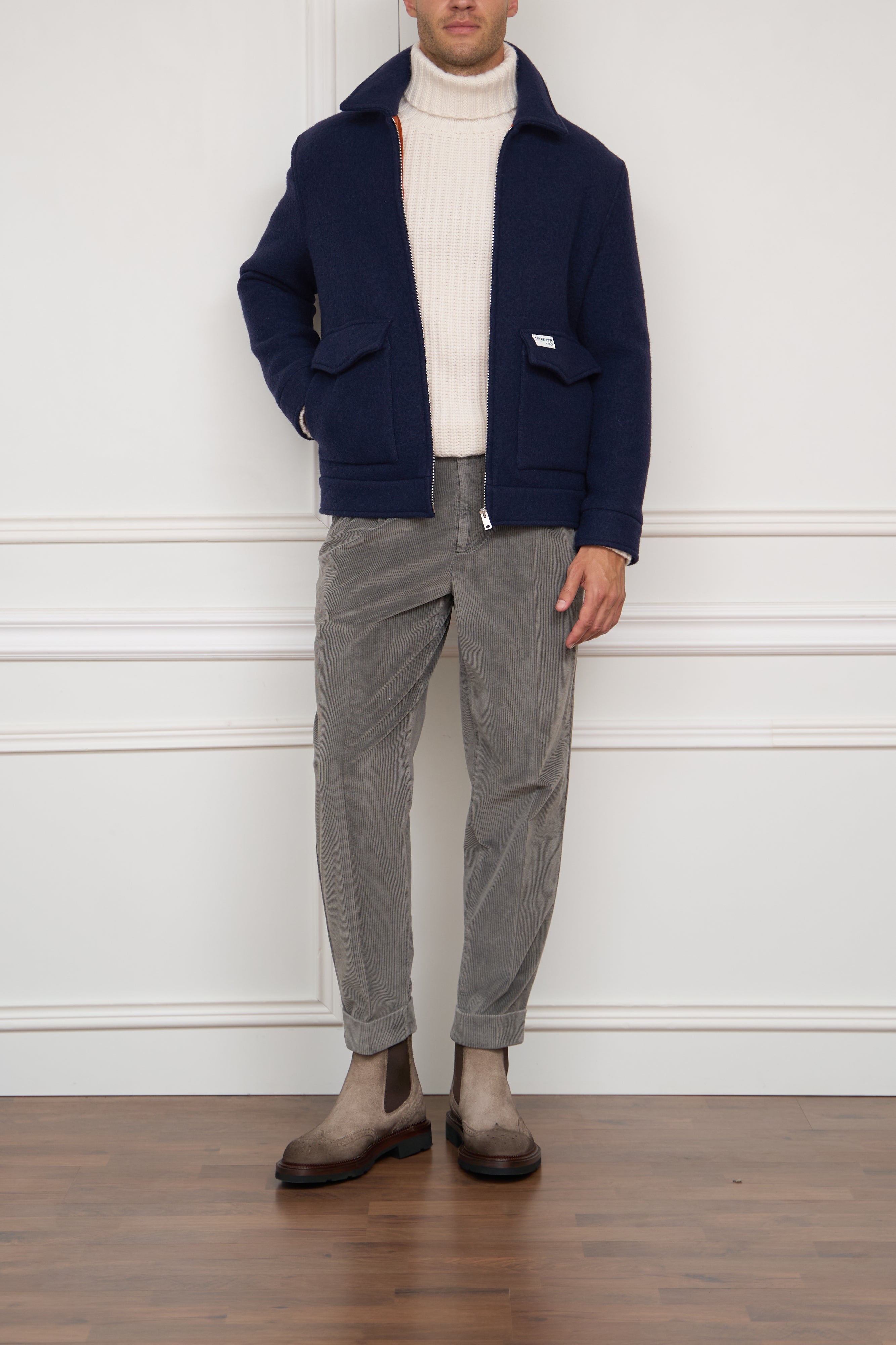 Jacke in marine