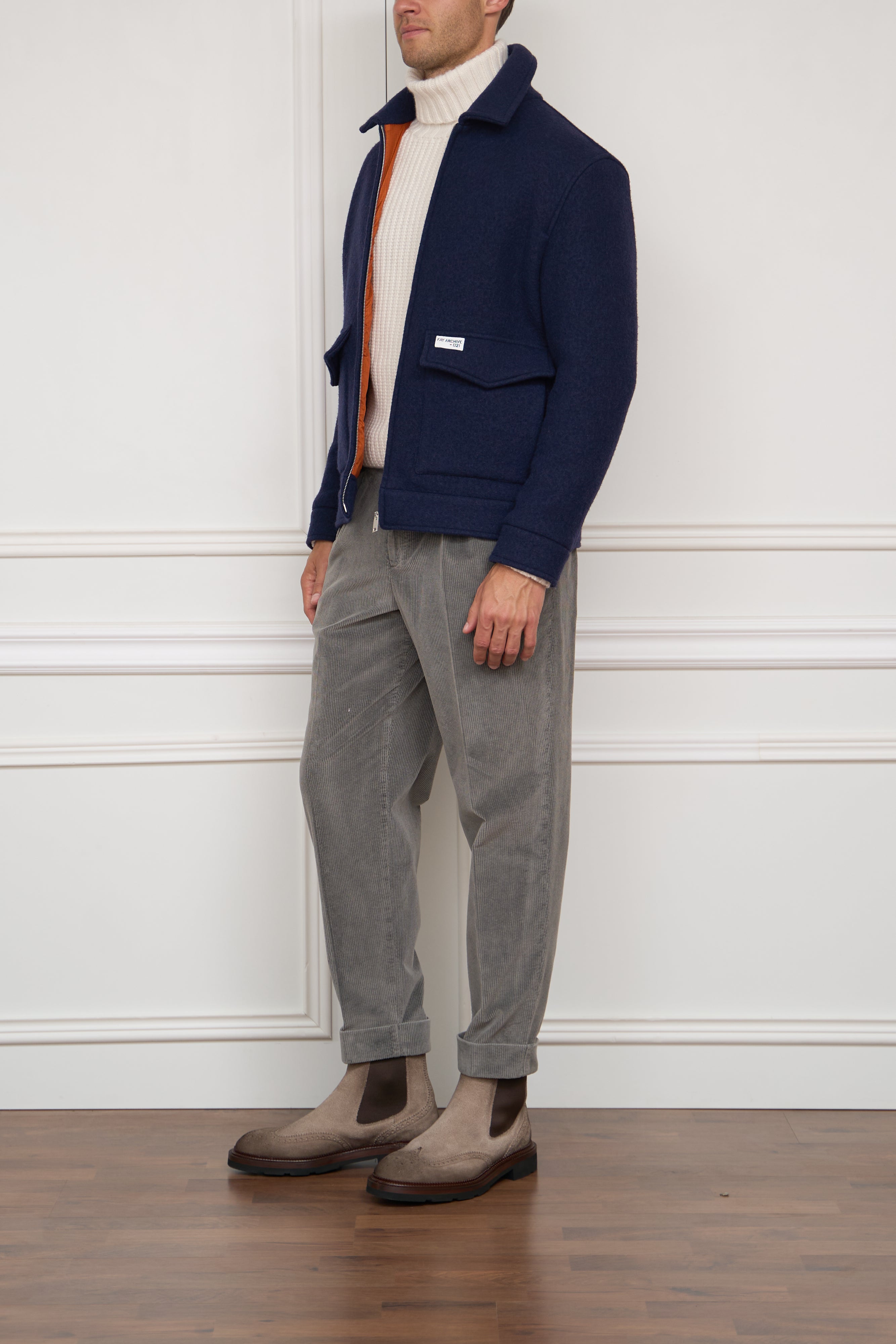 Jacke in marine