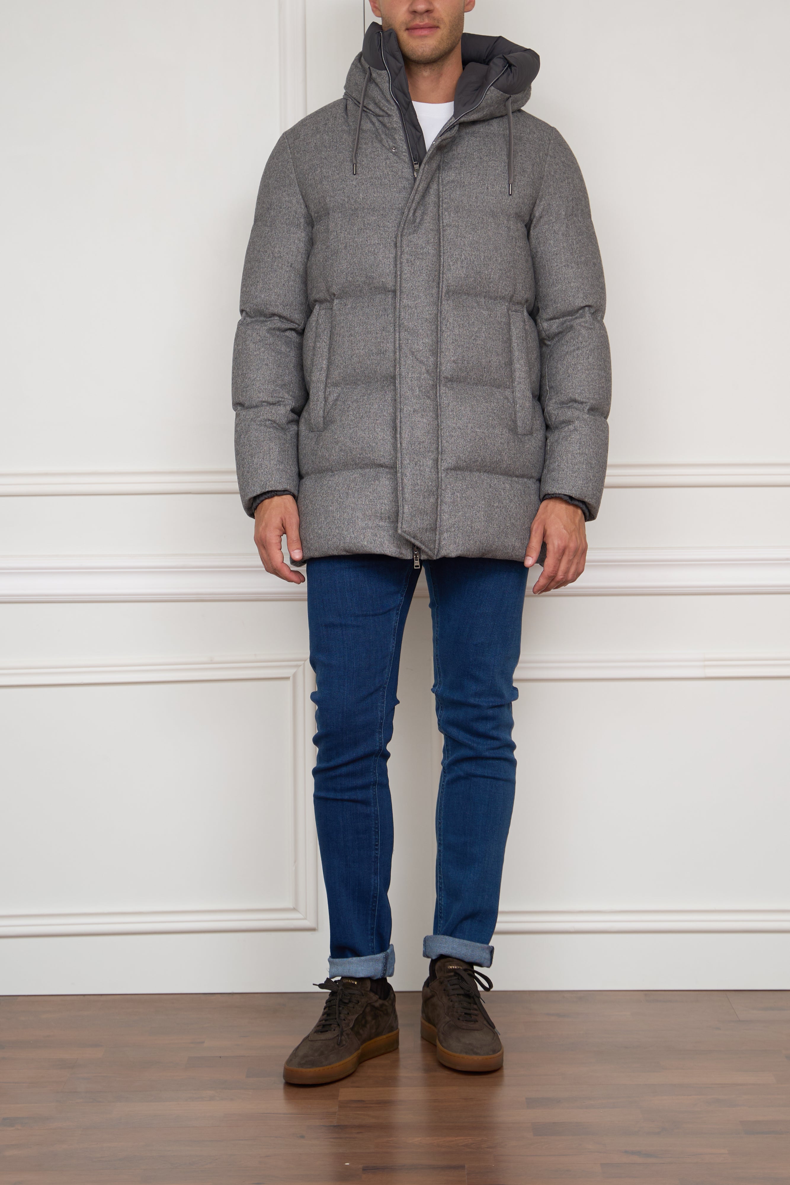 Blouson in light grey