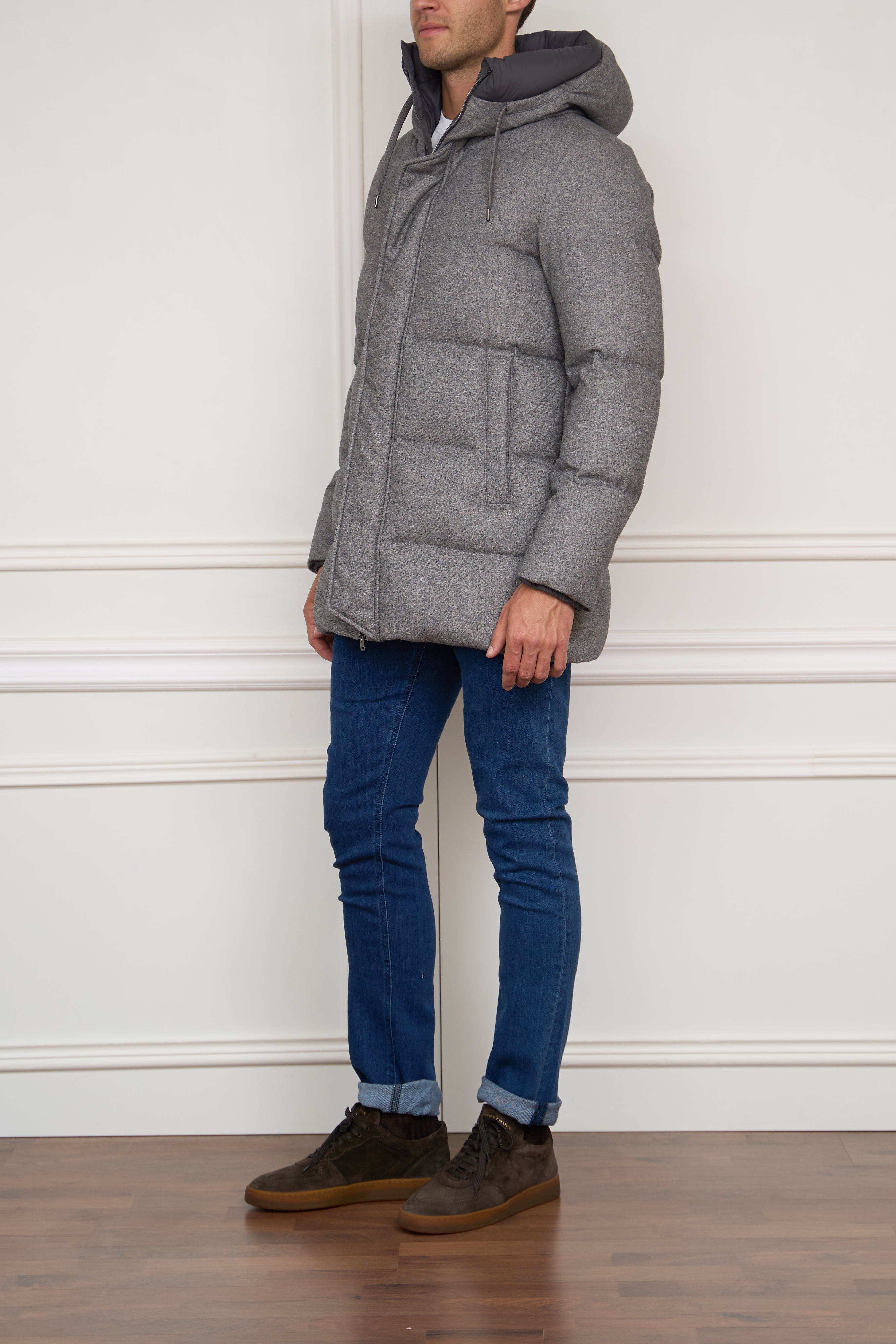 Blouson in light grey