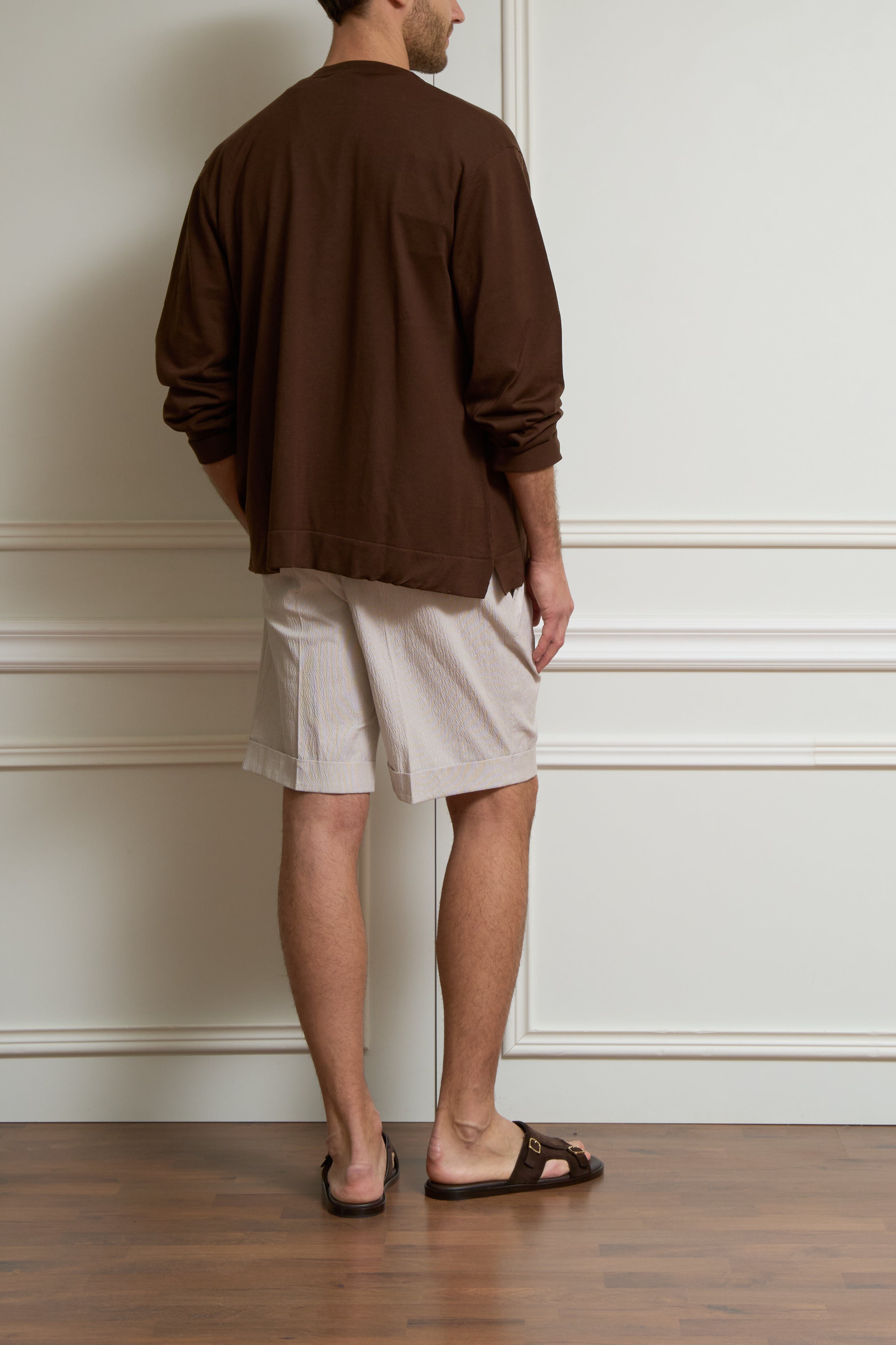 Strickjacke in braun
