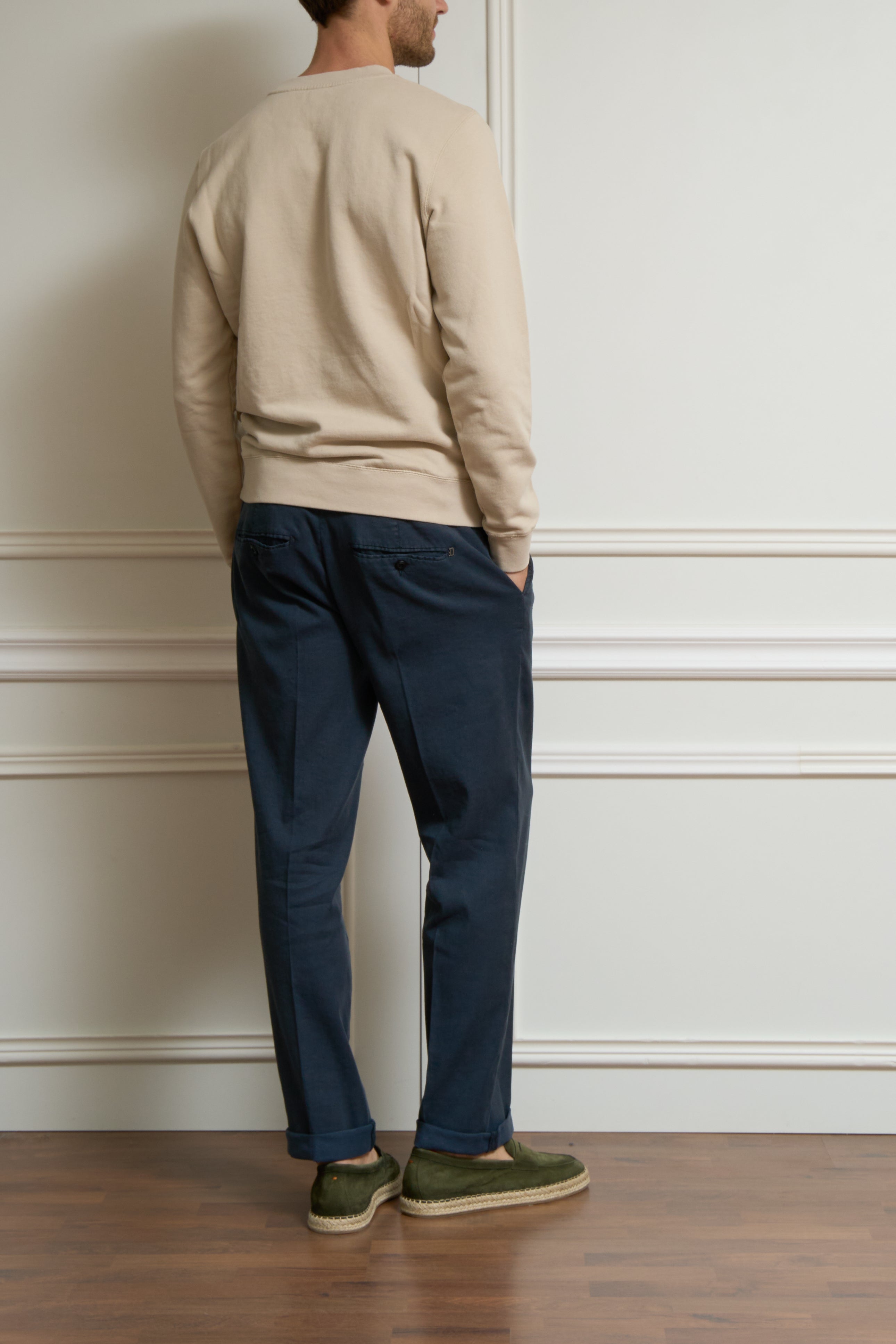 Loose-fitting T-shirt in beige