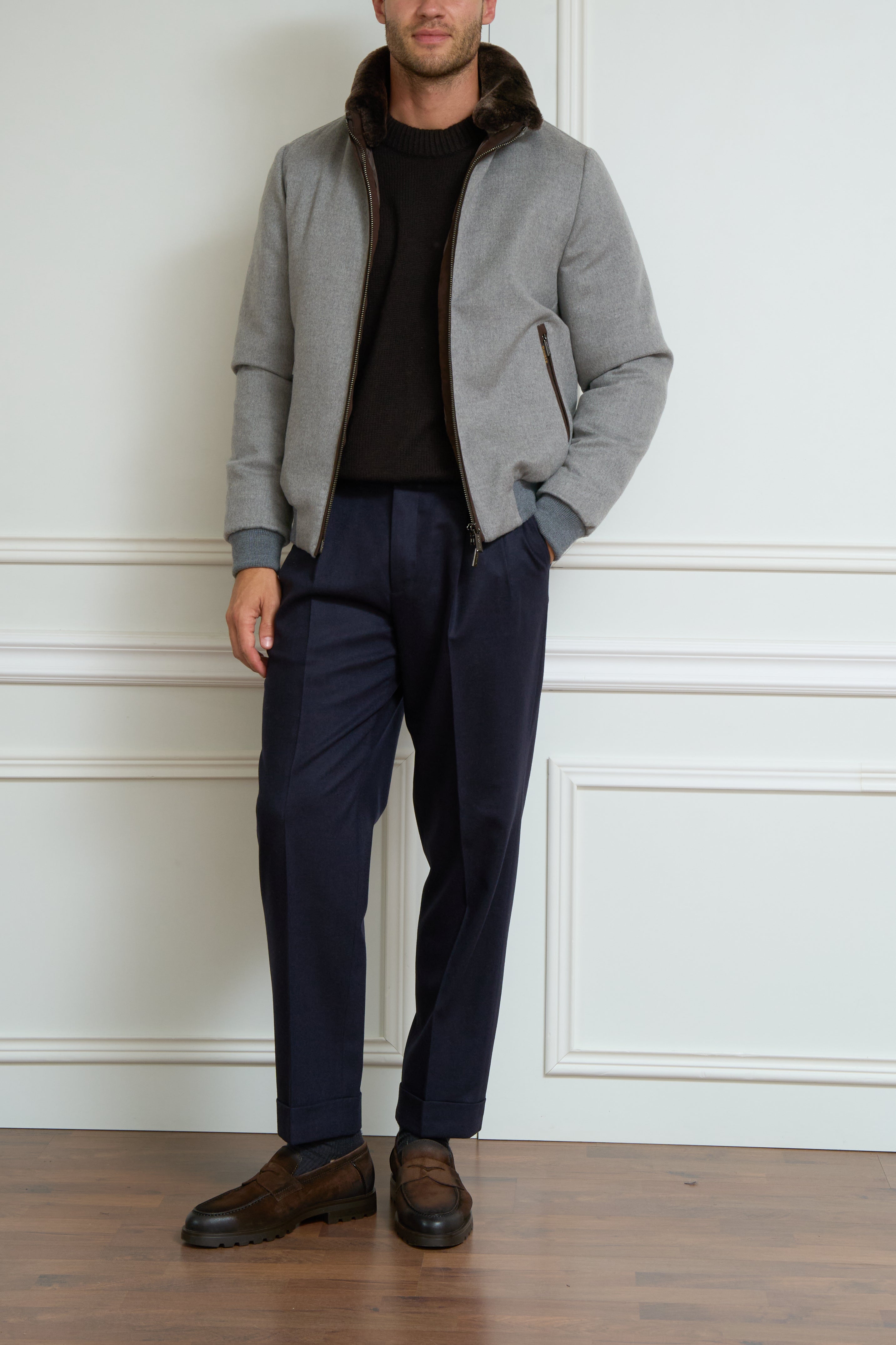 Jacket in grey