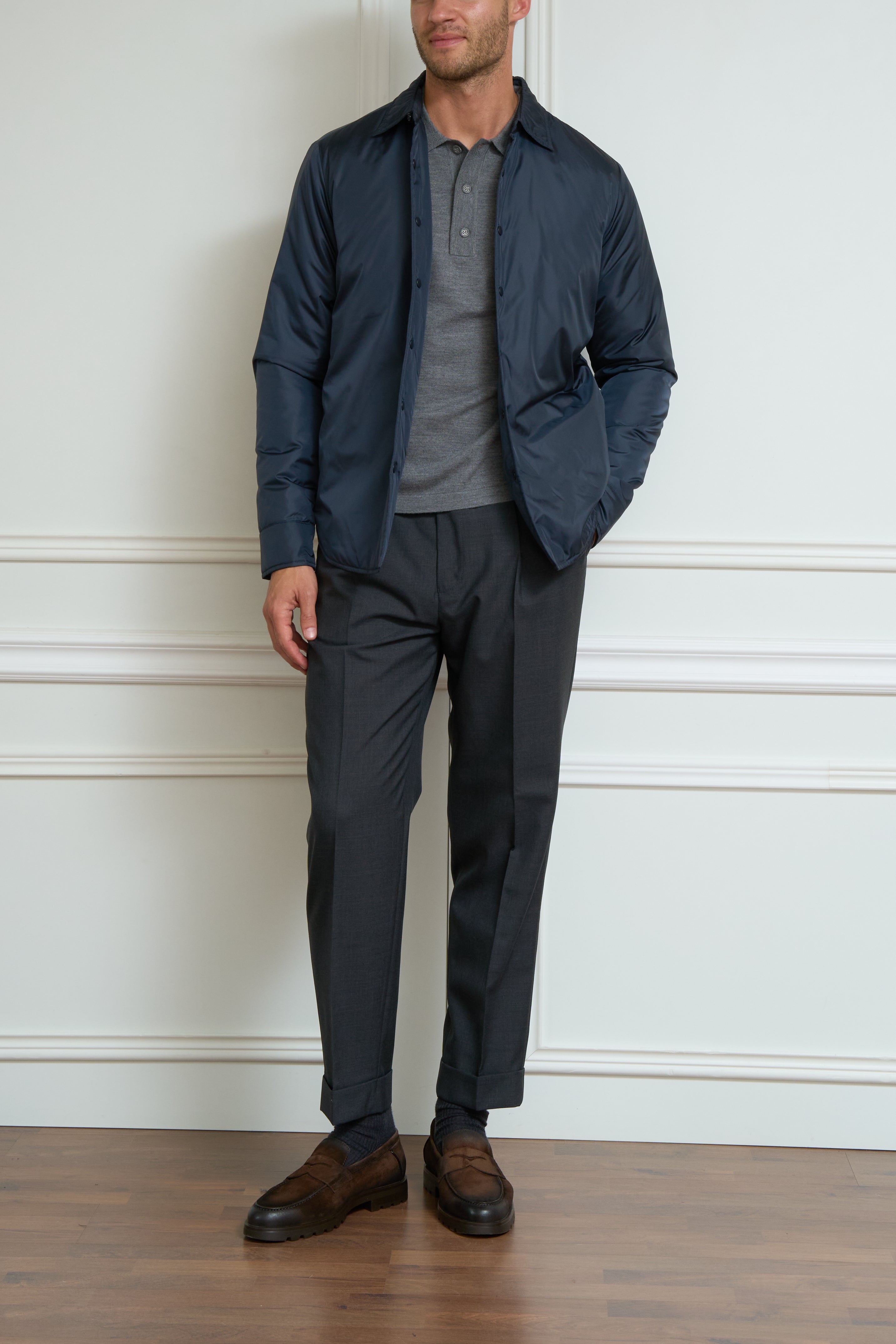 Jacket in blue