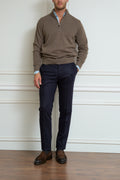 brown sweater
