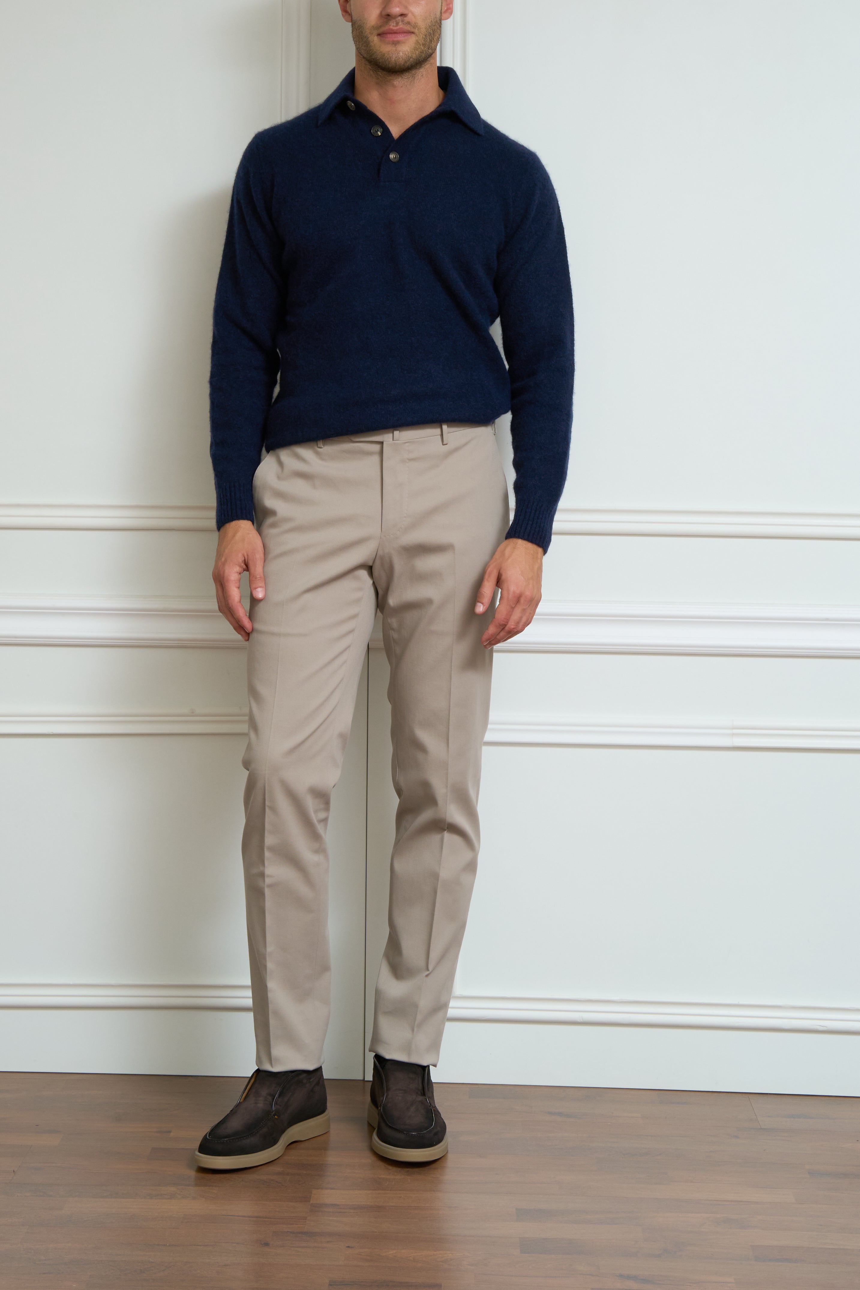 Chinos in beige