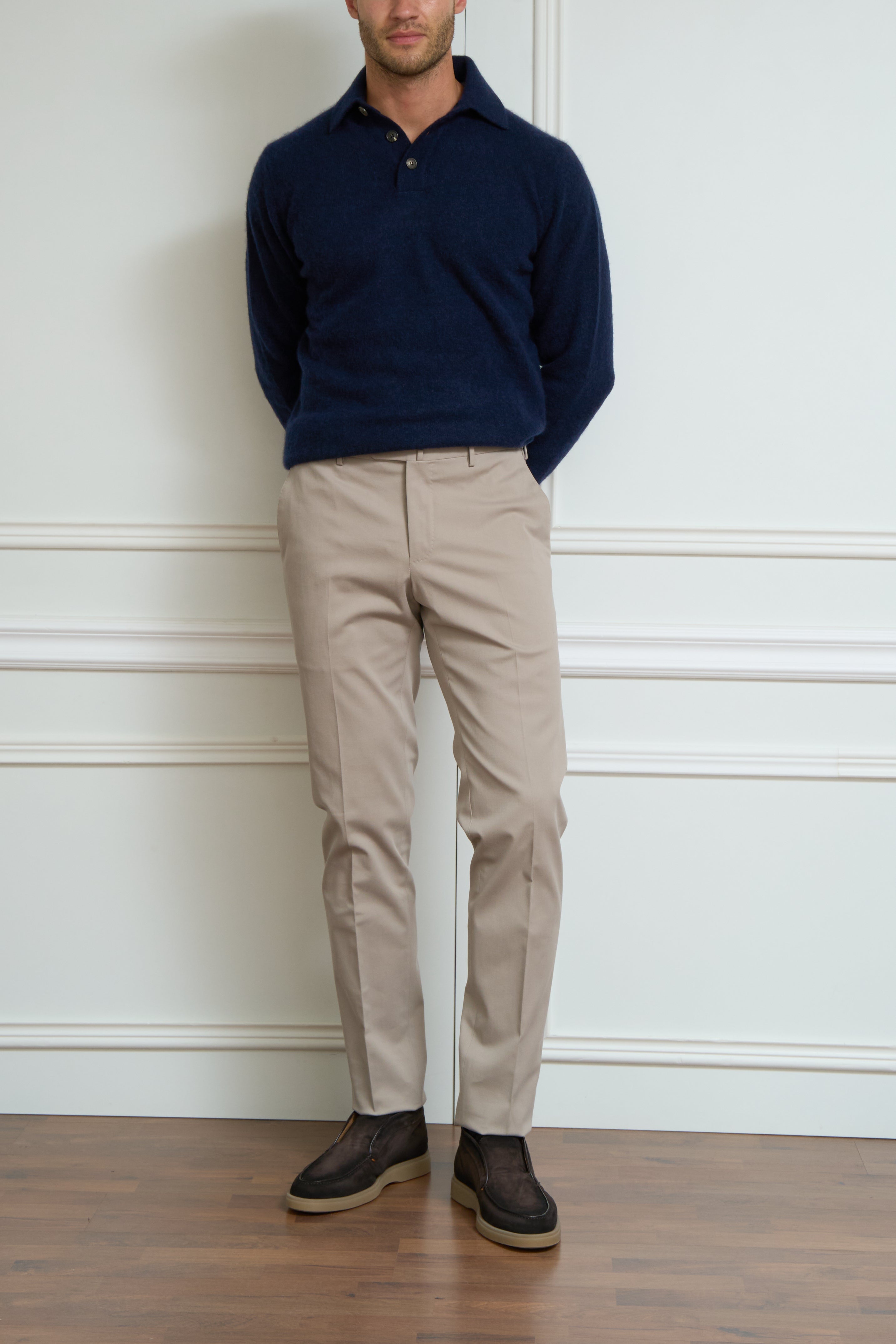 Chinos in beige