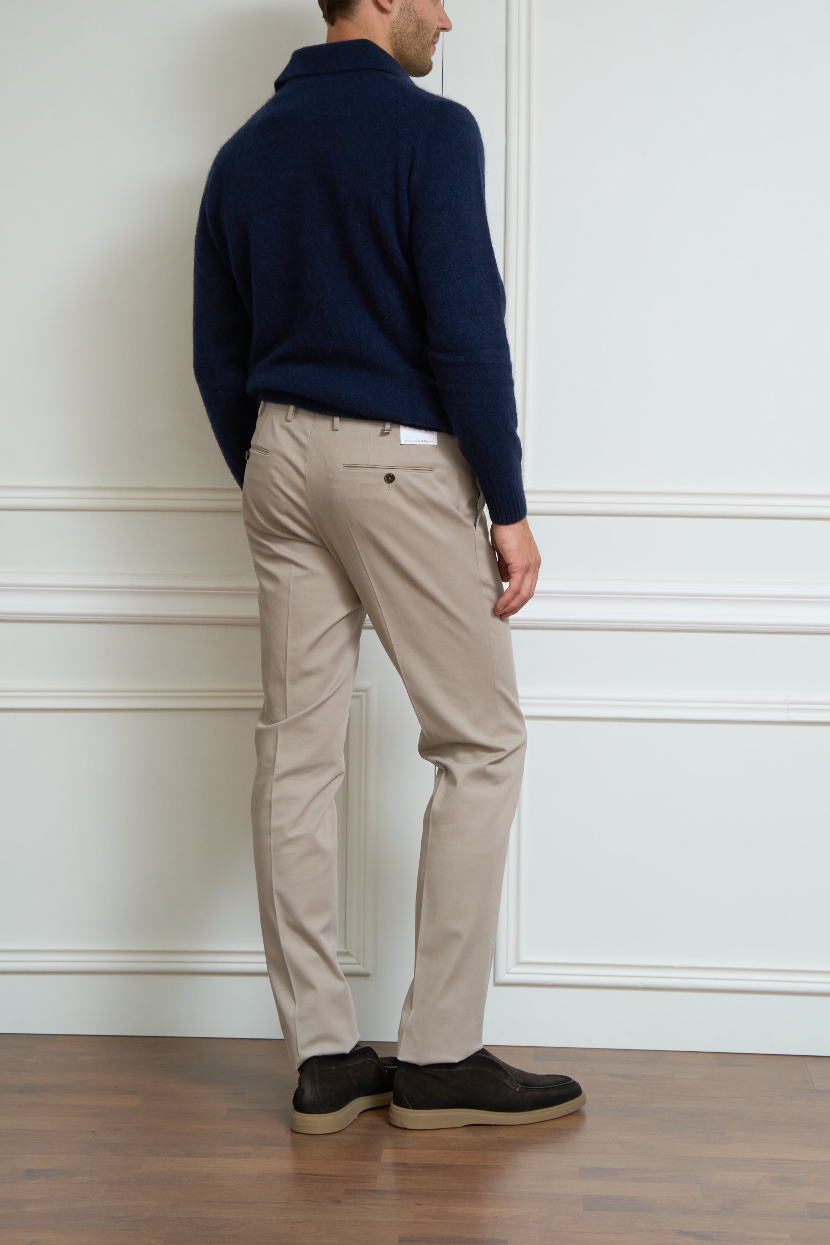 Chinos in beige