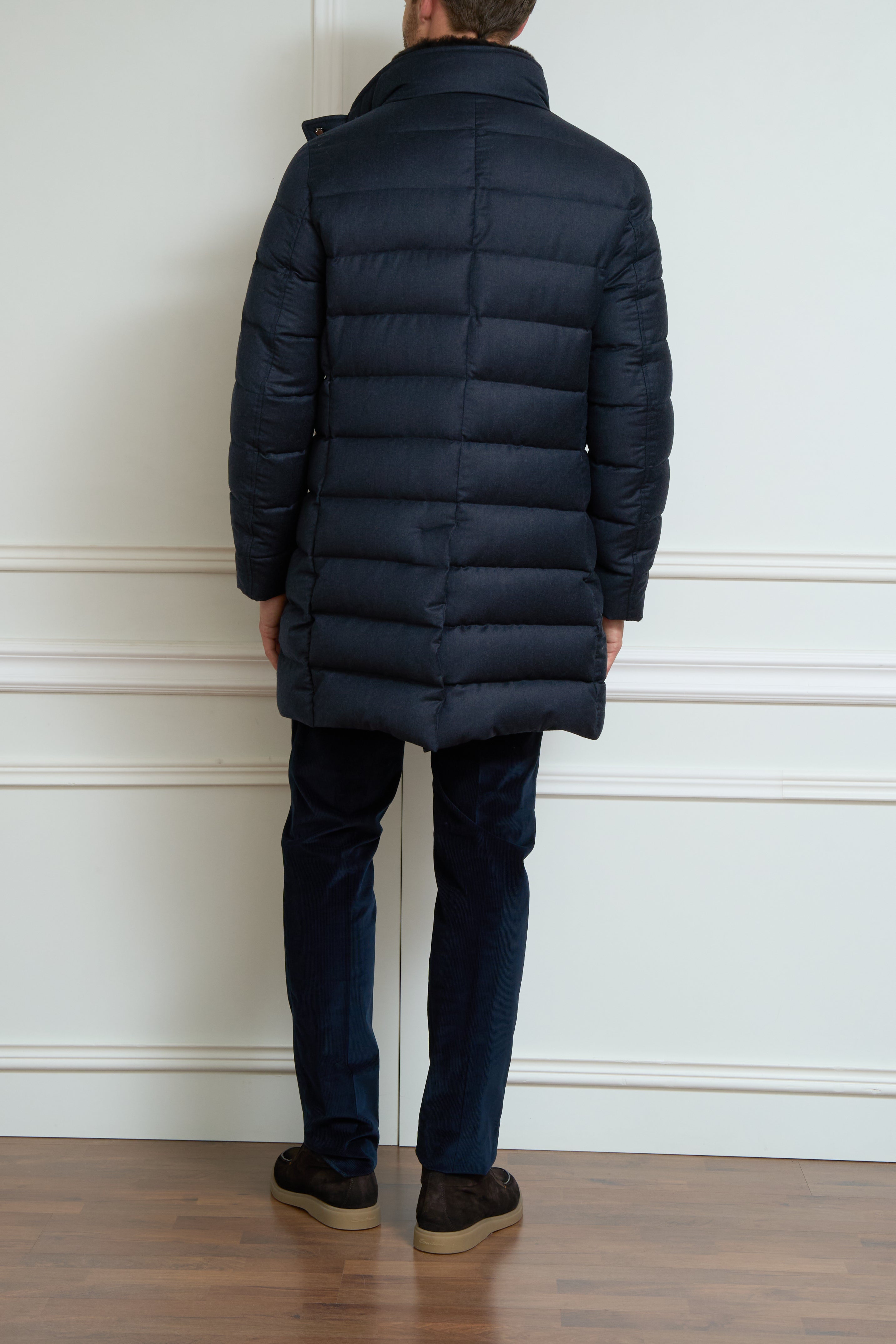 Coat in blue