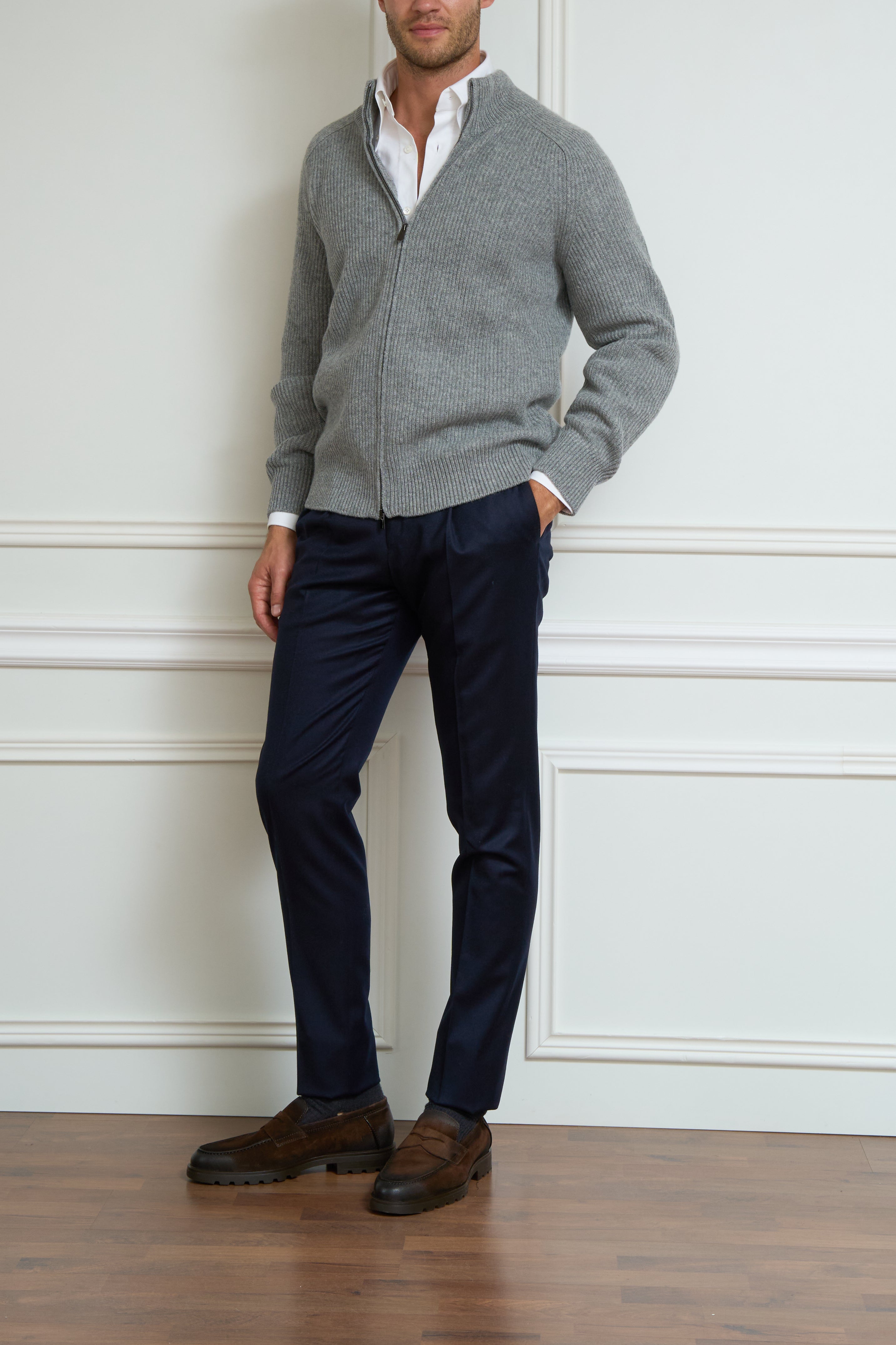 Cardigan in grey