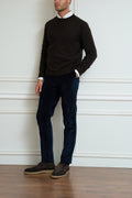 light brown sweater
