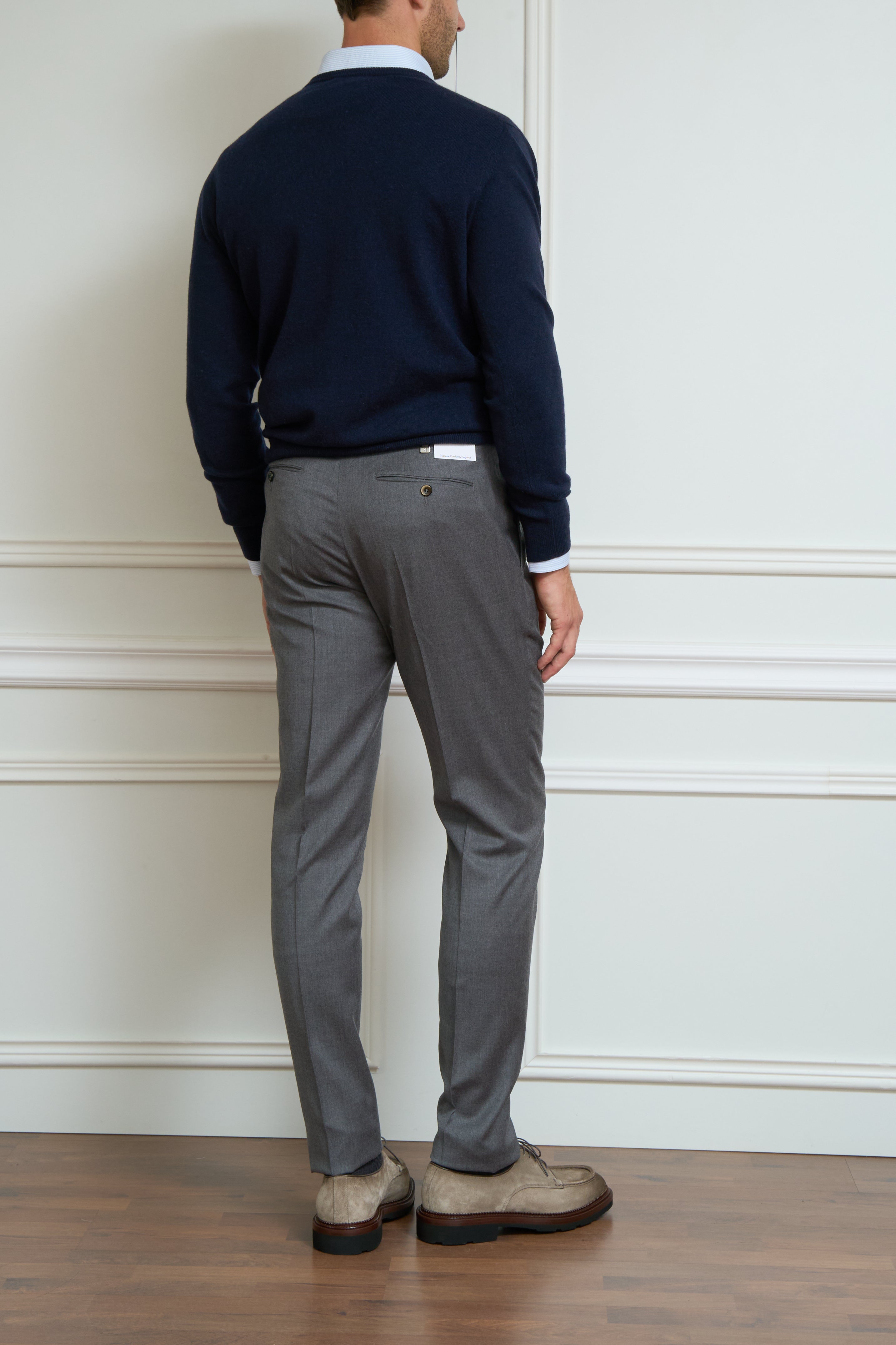 V-neck sweater in navy
