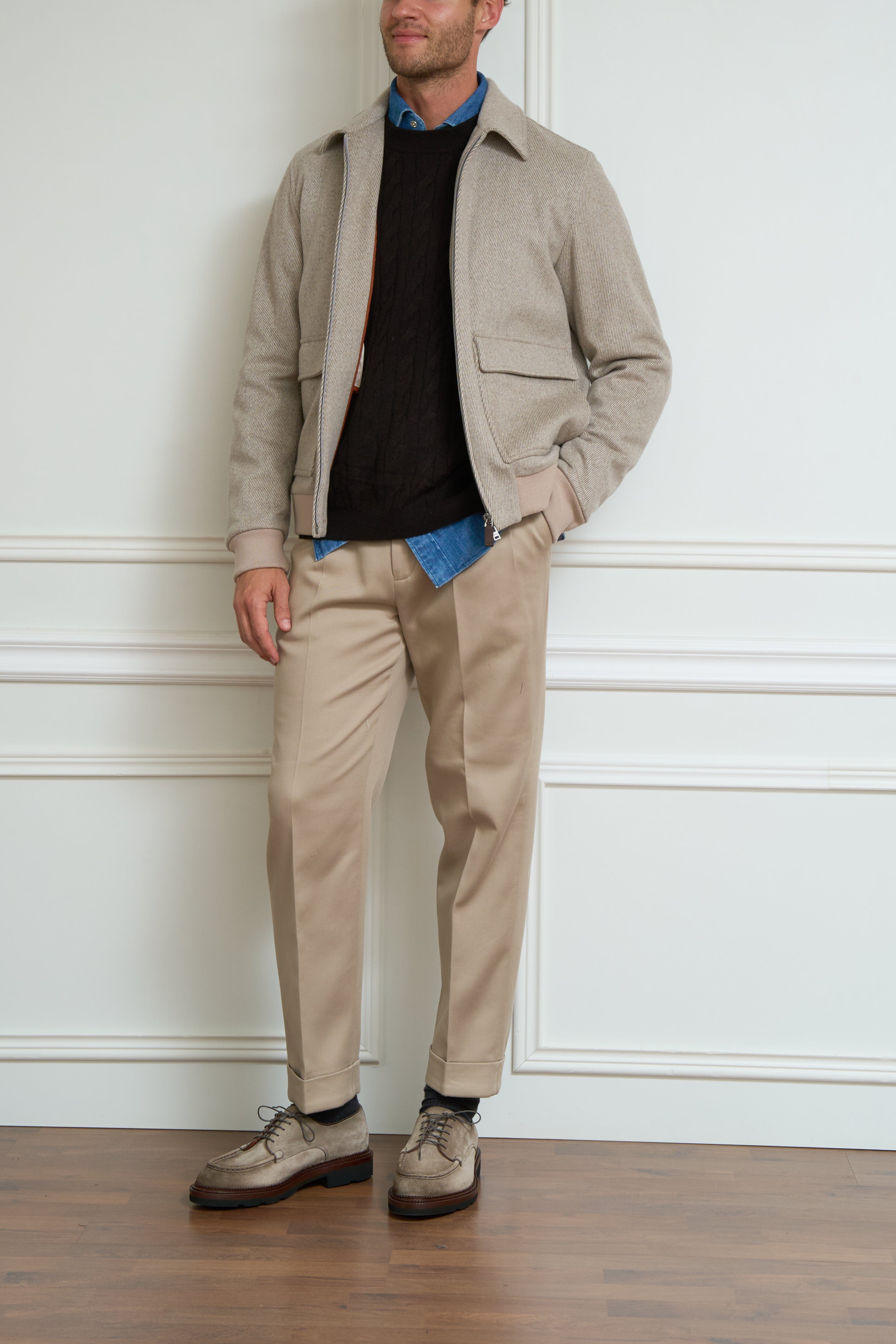 Jacket in beige