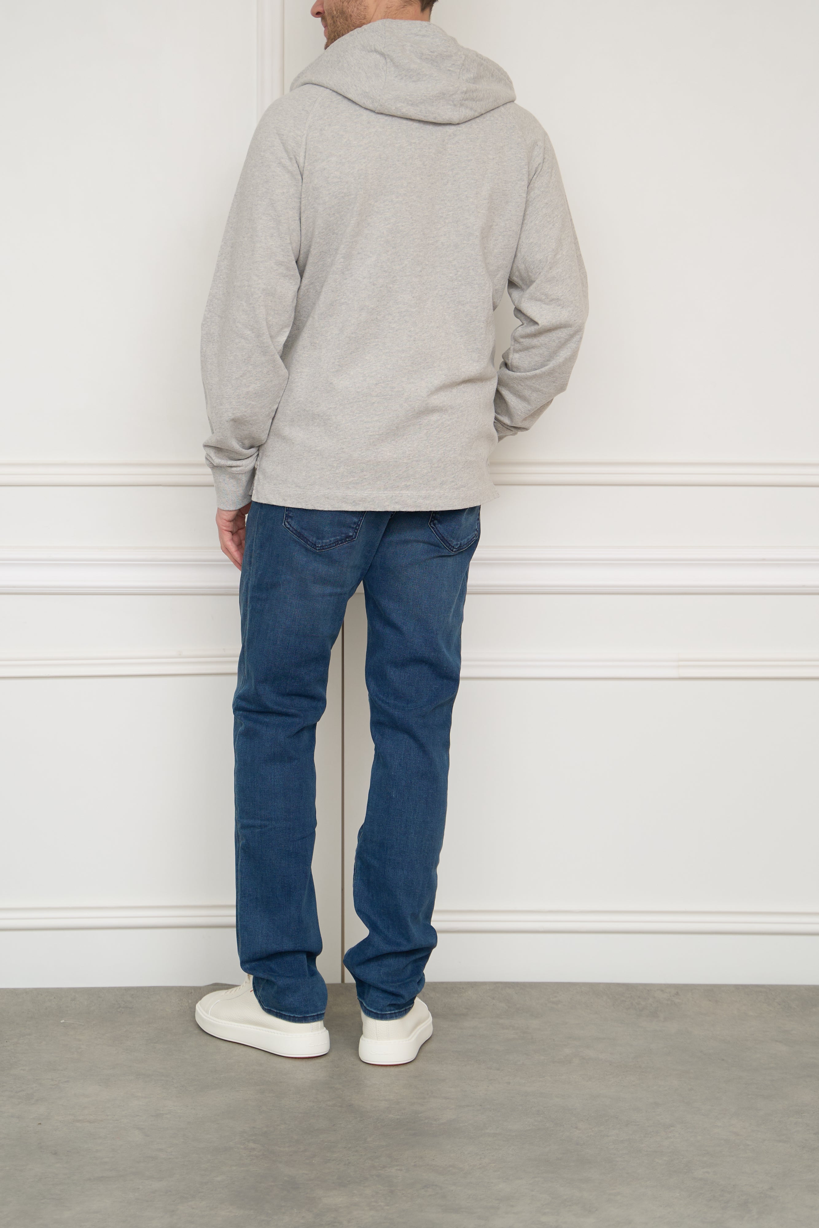 Sweatshirtjacke in grau