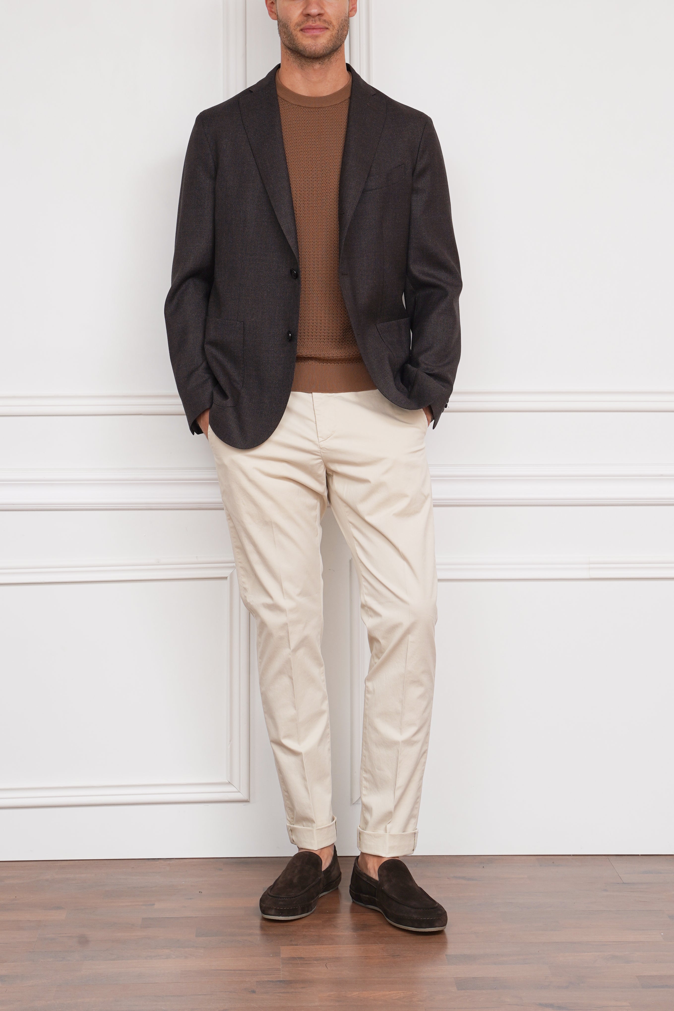 Sakko in dunkelbraun