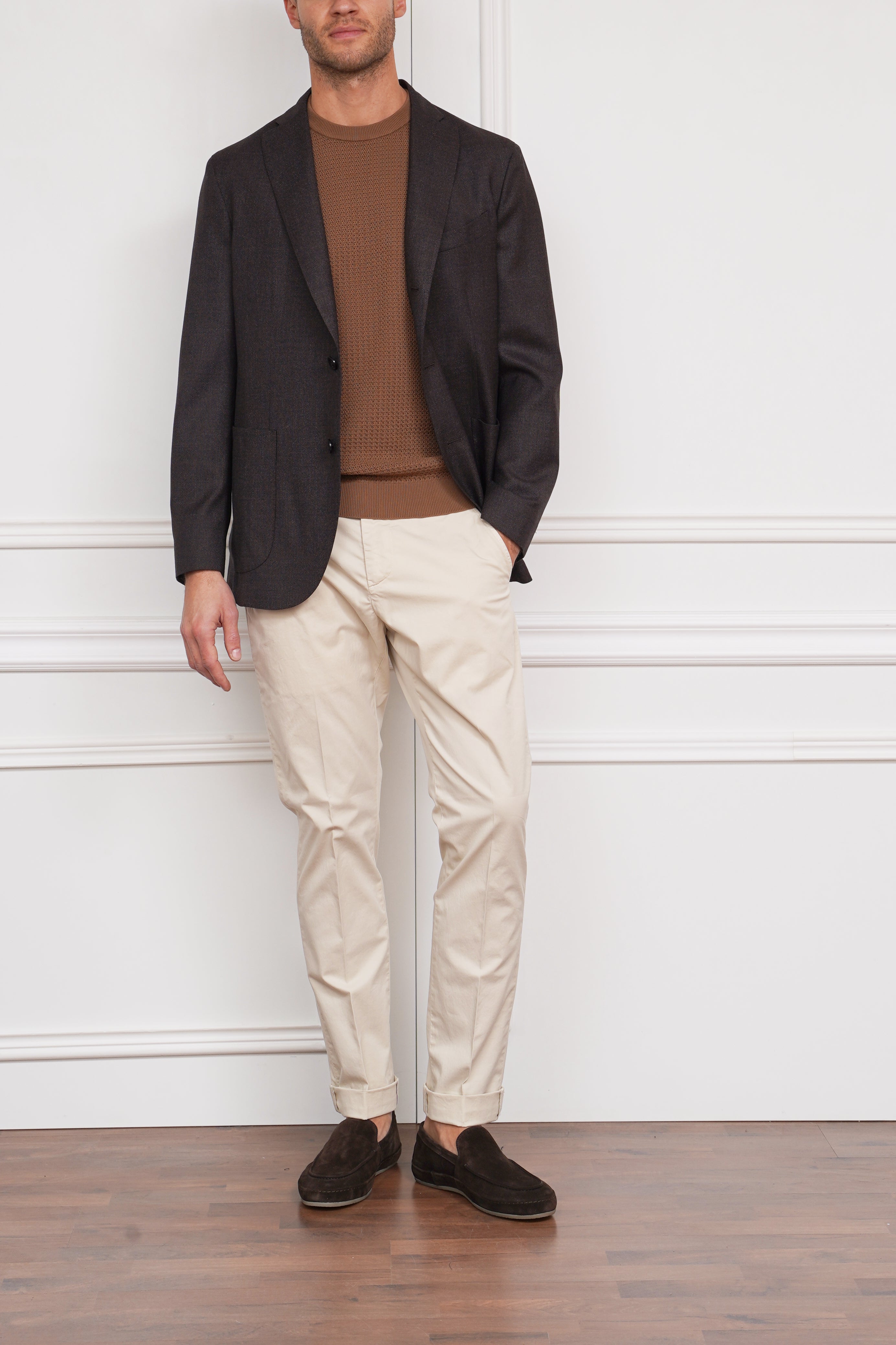 Sakko in dunkelbraun