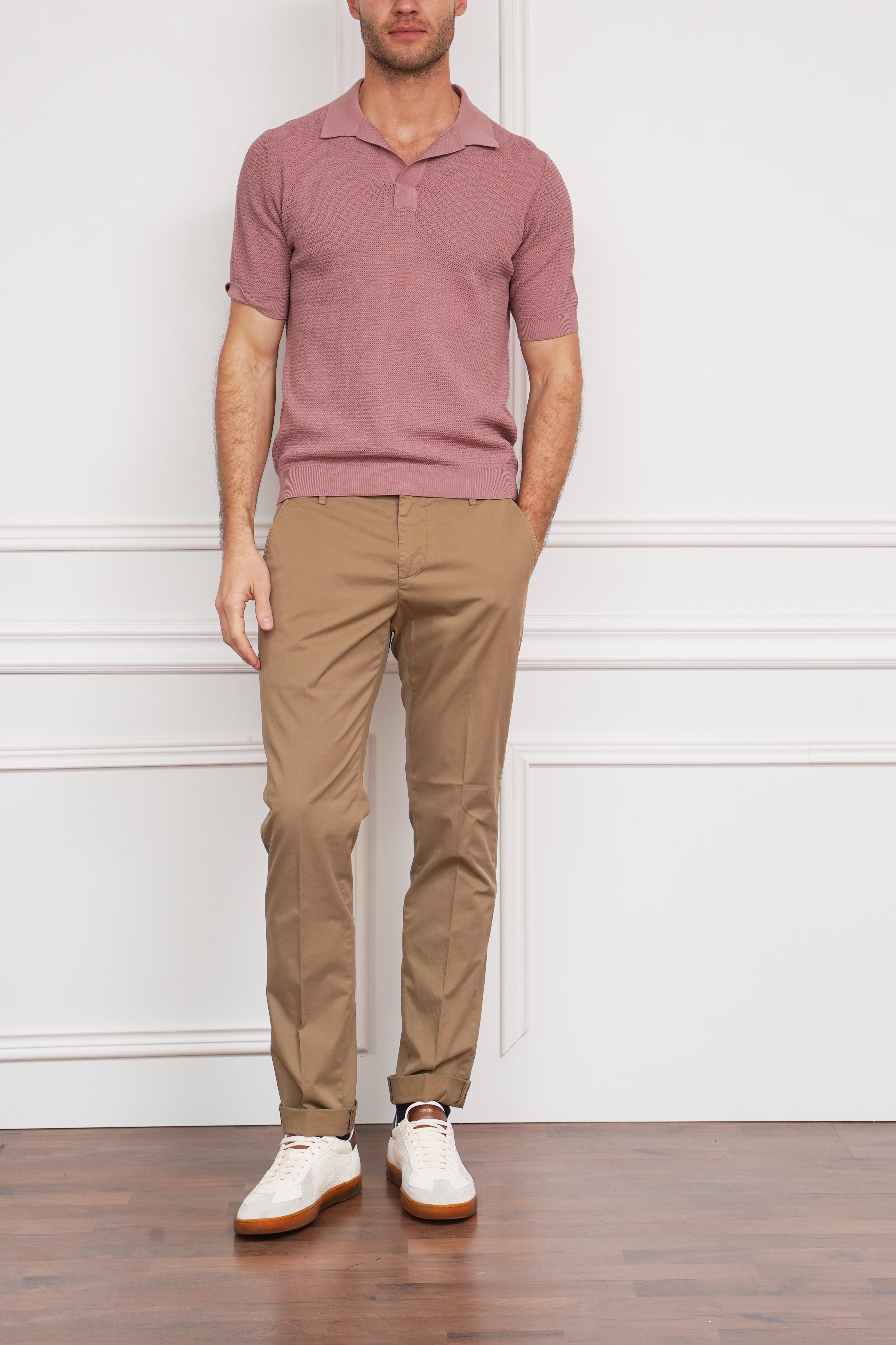 Poloshirt in altrosa