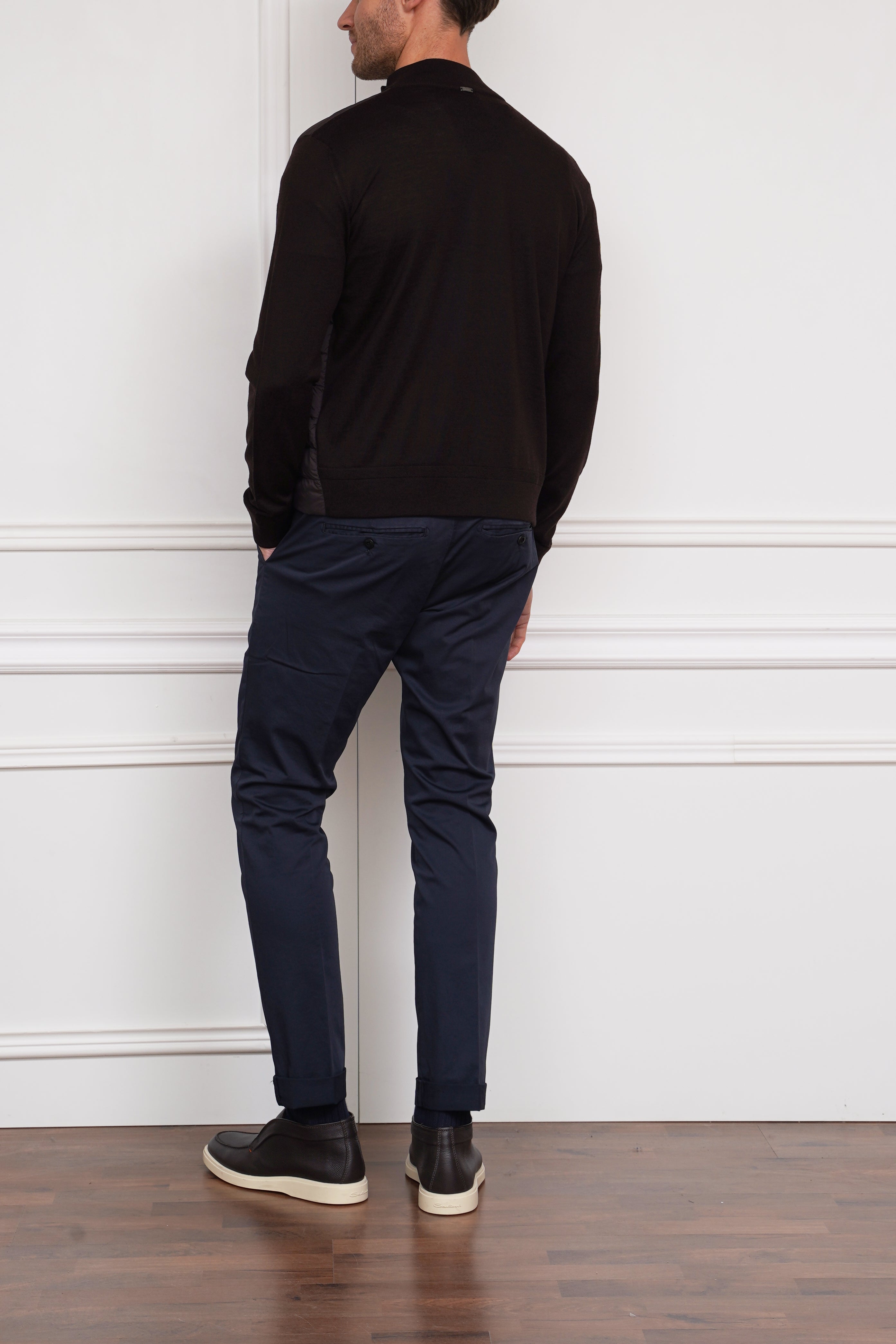 Wattierte Jacke in braun