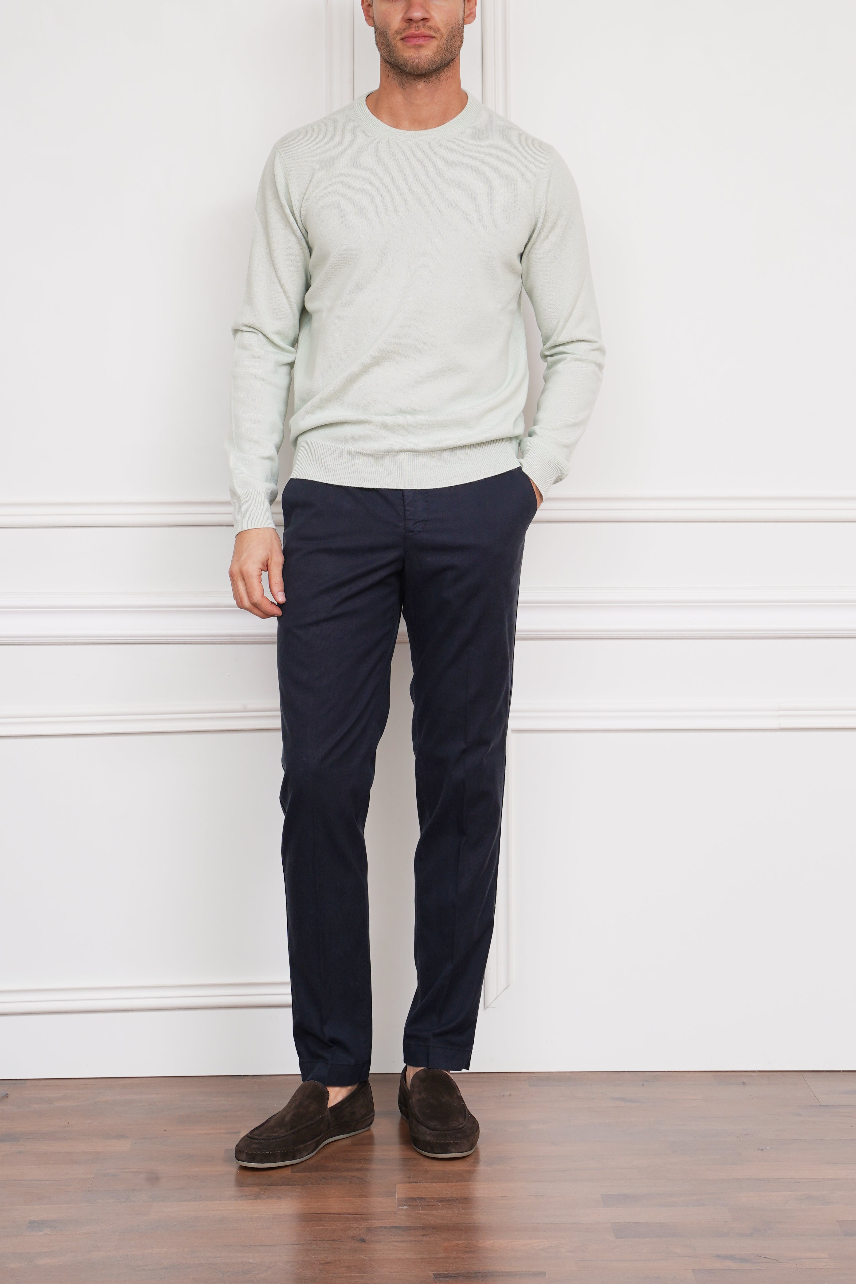 Pullover in pastellgrün