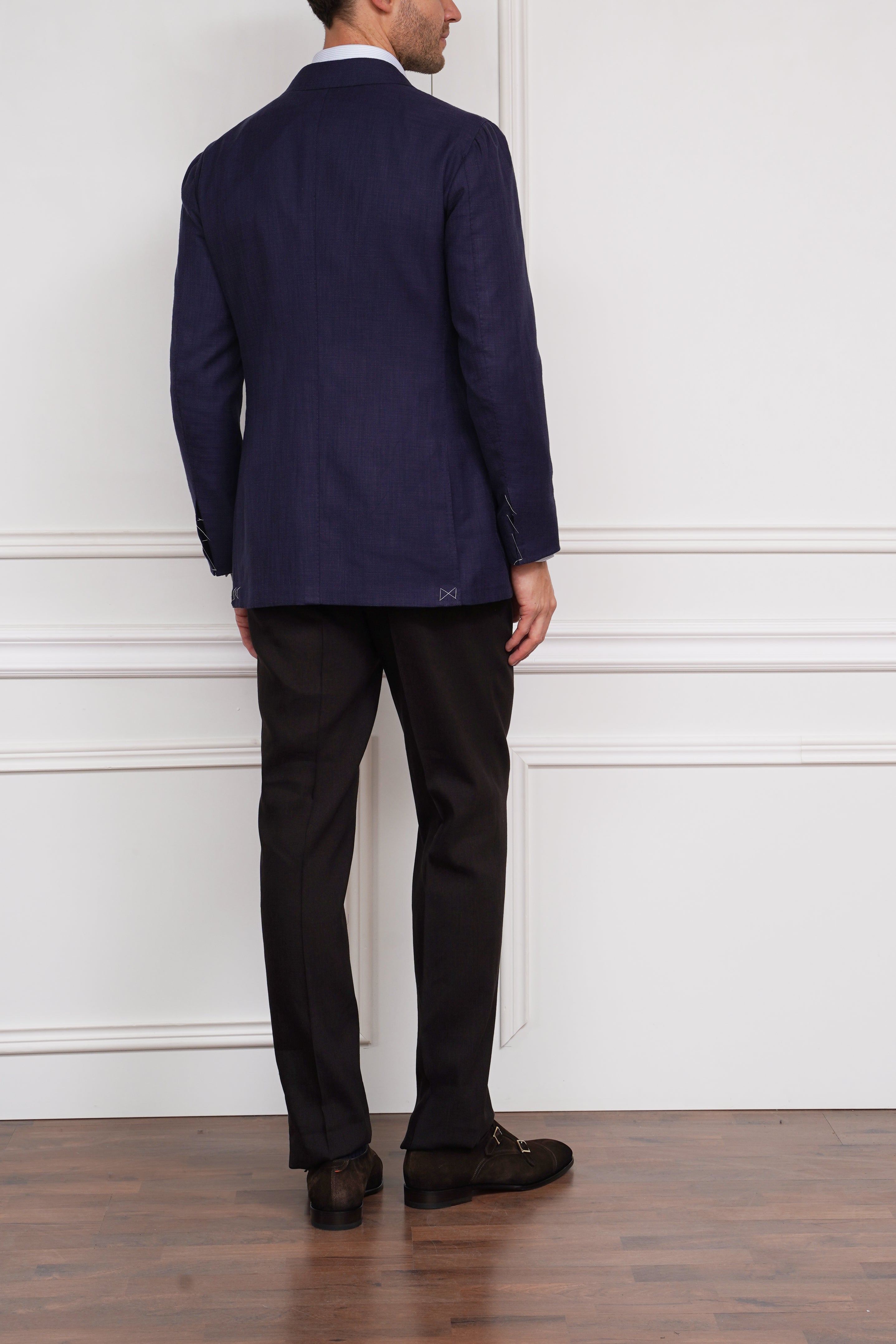 Doppelreihiges Sakko in blau