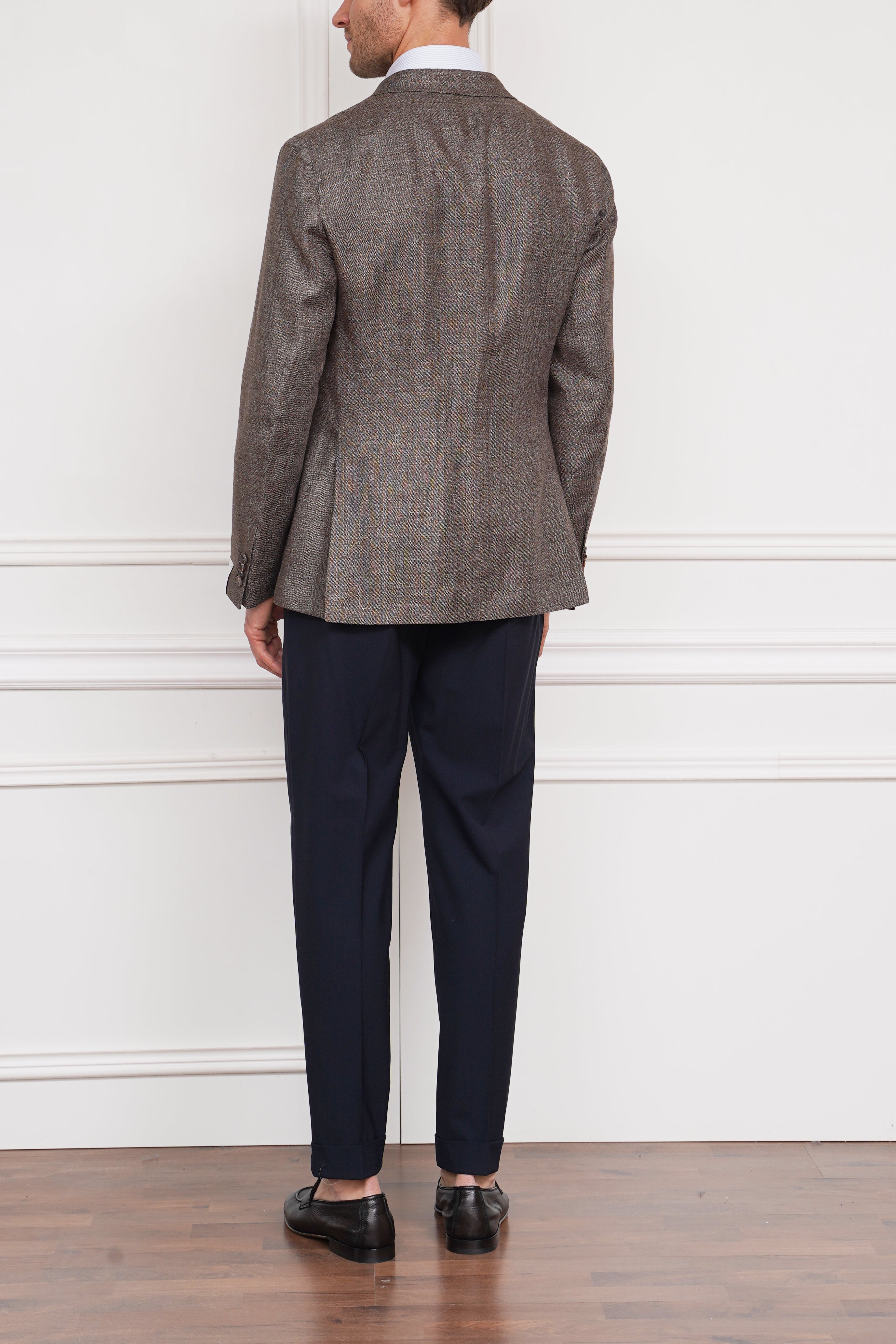 Doppelreihiges Sakko in braun