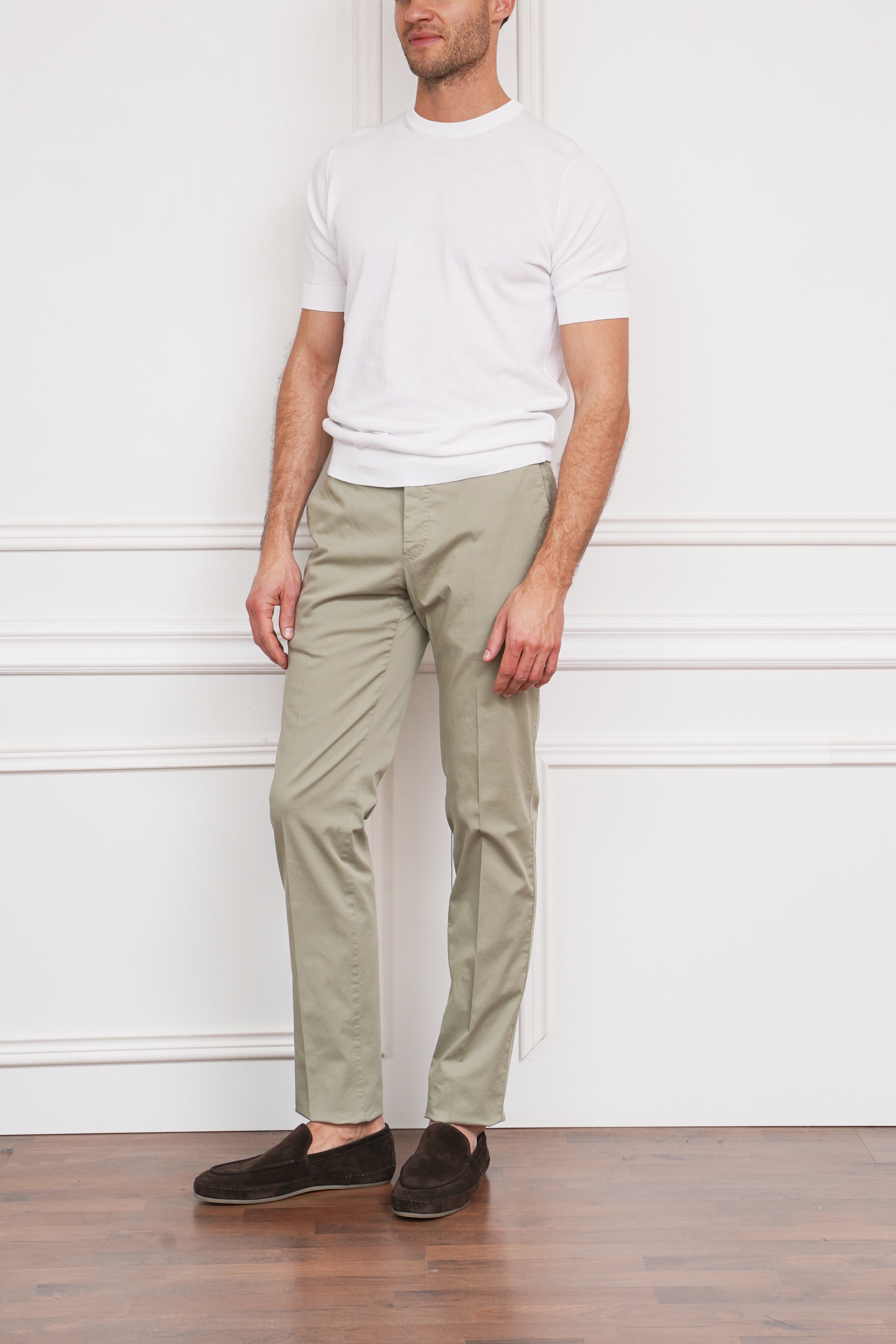 Kurzarmpullover in weiß