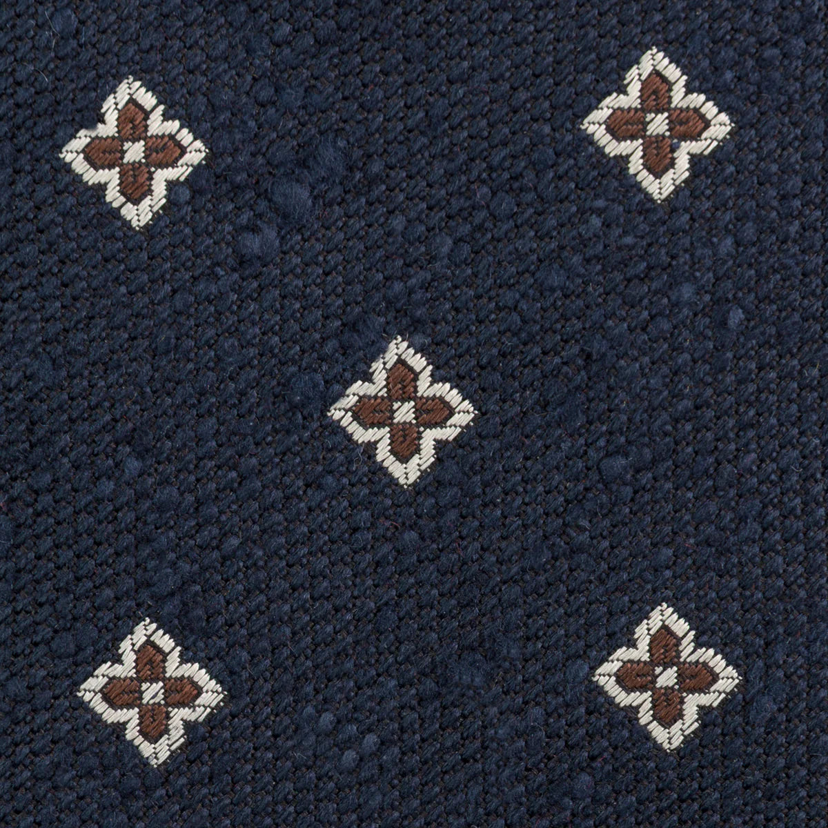 Shantung-Krawatte in marine