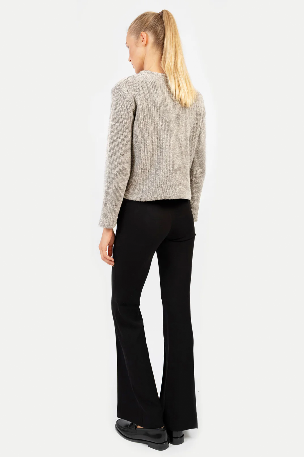 'Patricia' Strickjacke in greige