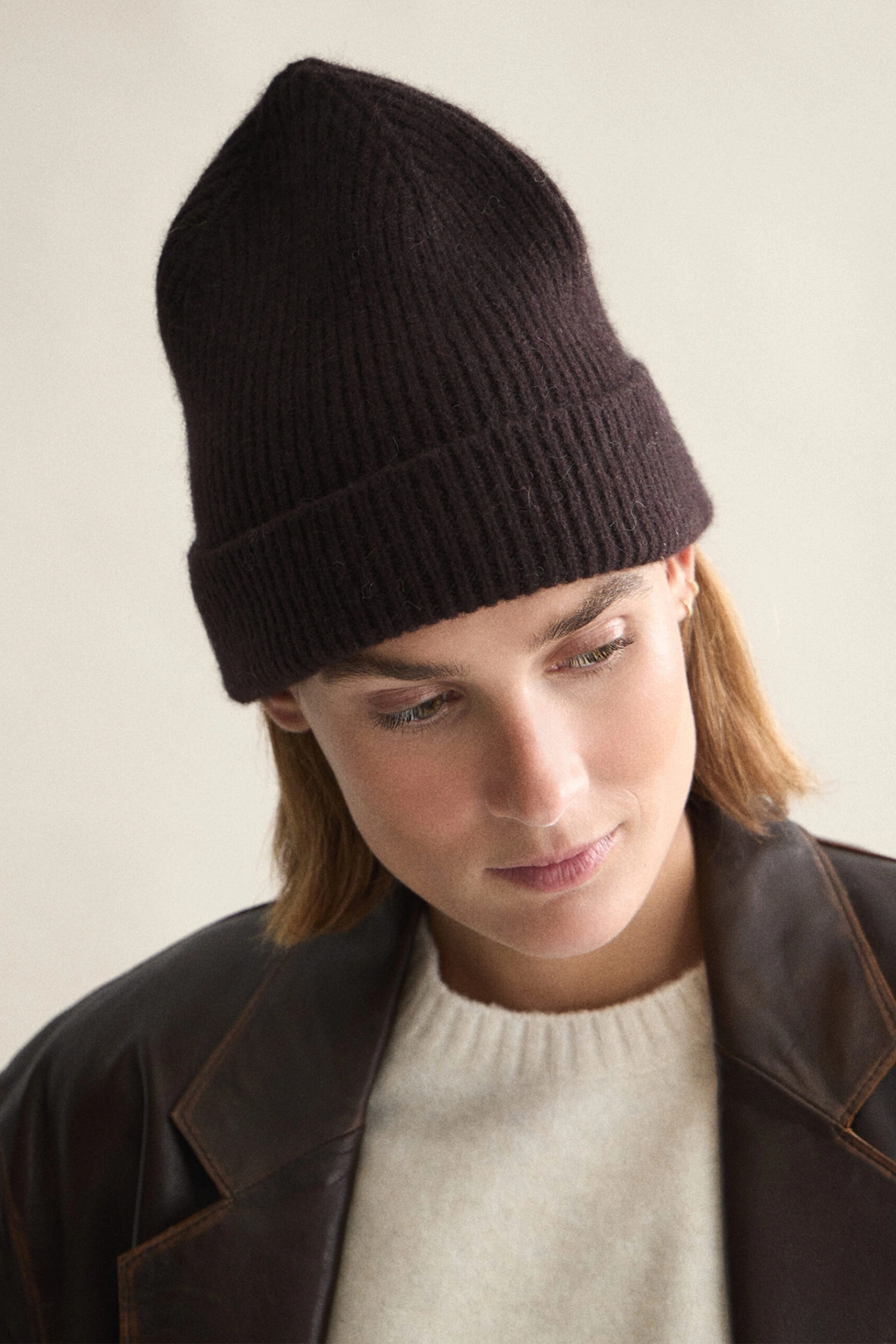 Beanie in espresso