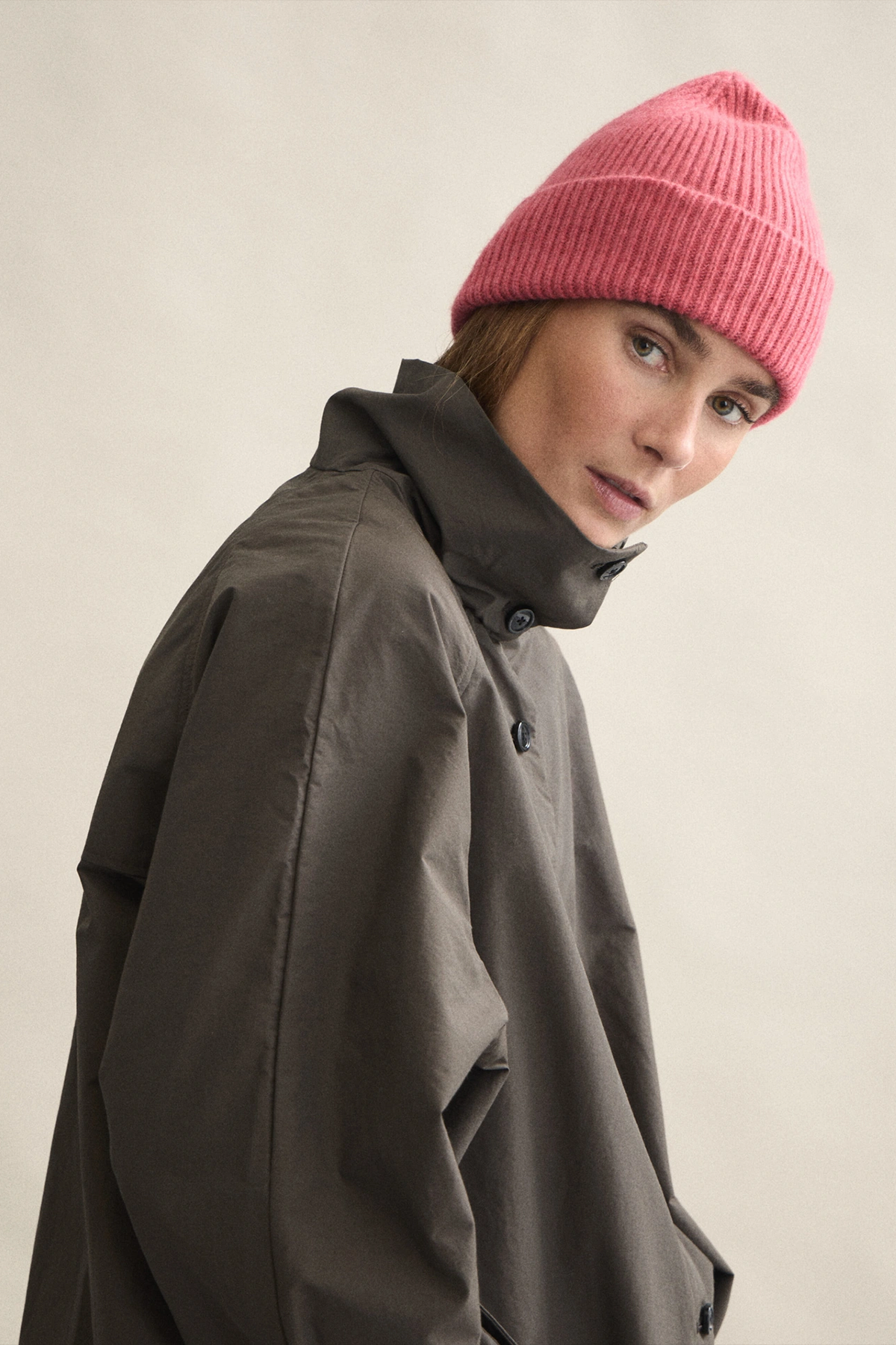Beanie in fuchsia