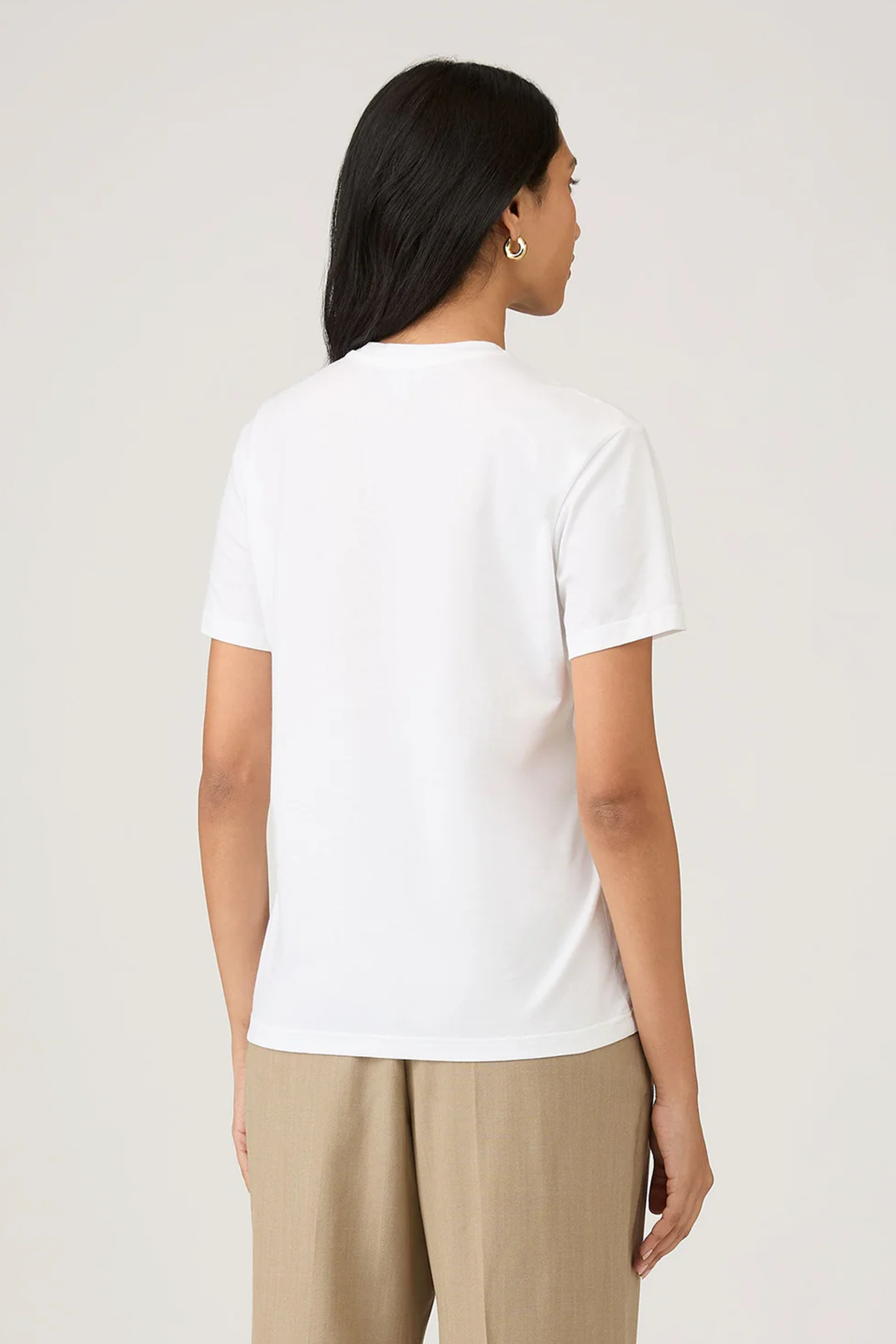 Boyfriend T‑Shirt in weiß