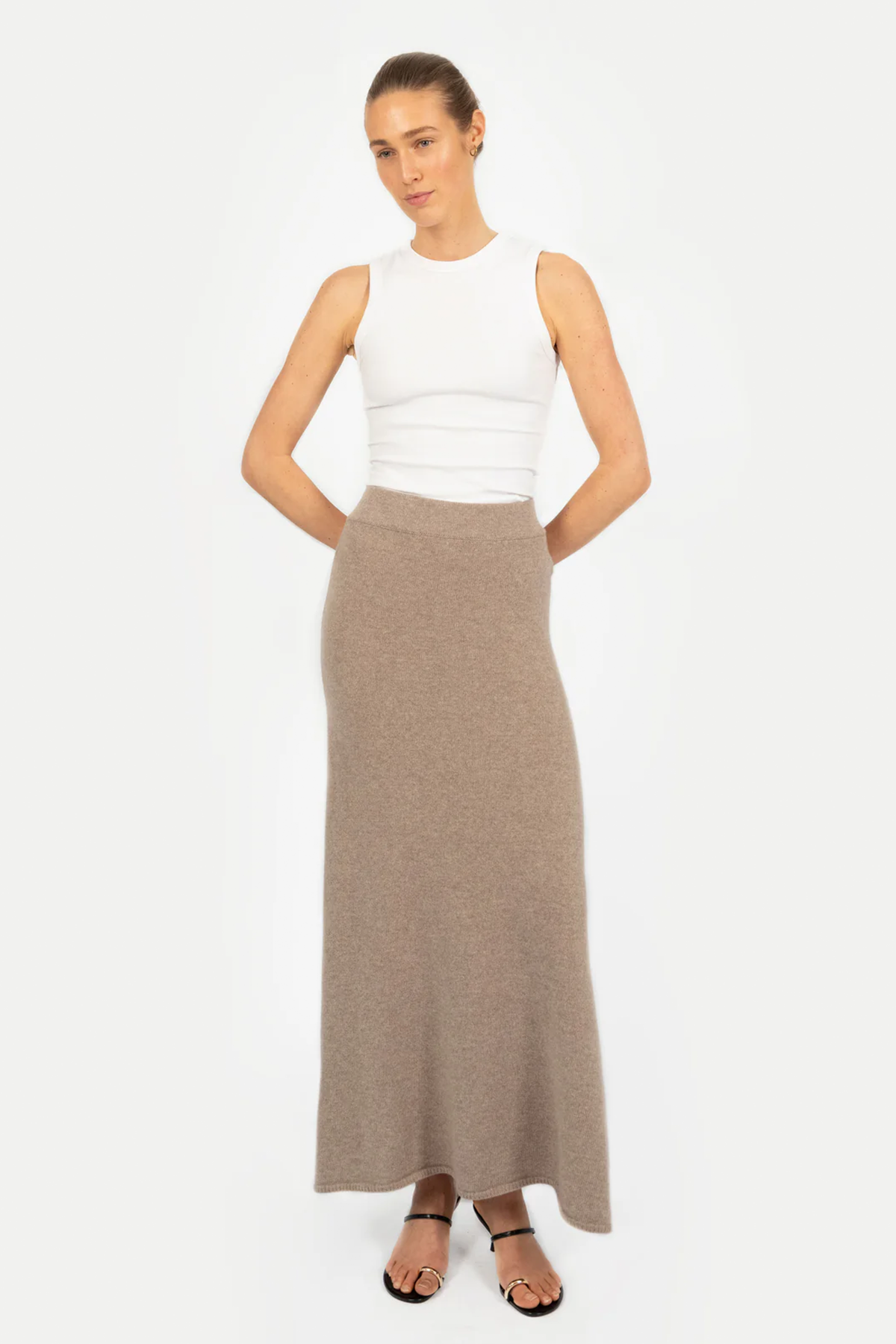 Rock Cosima beige Damen – C.Wirschke Düsseldorf