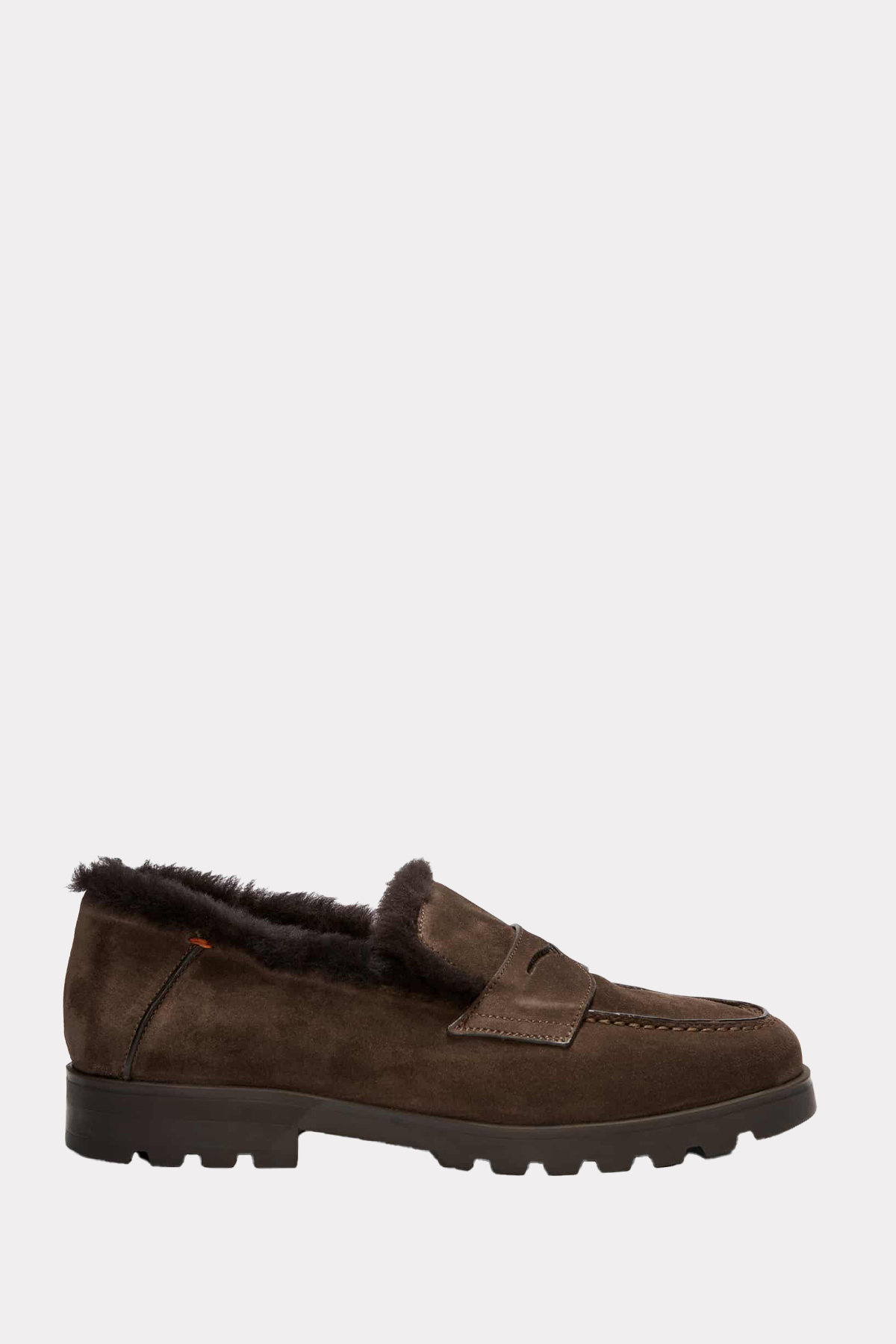 Gefütterte Loafer in braun