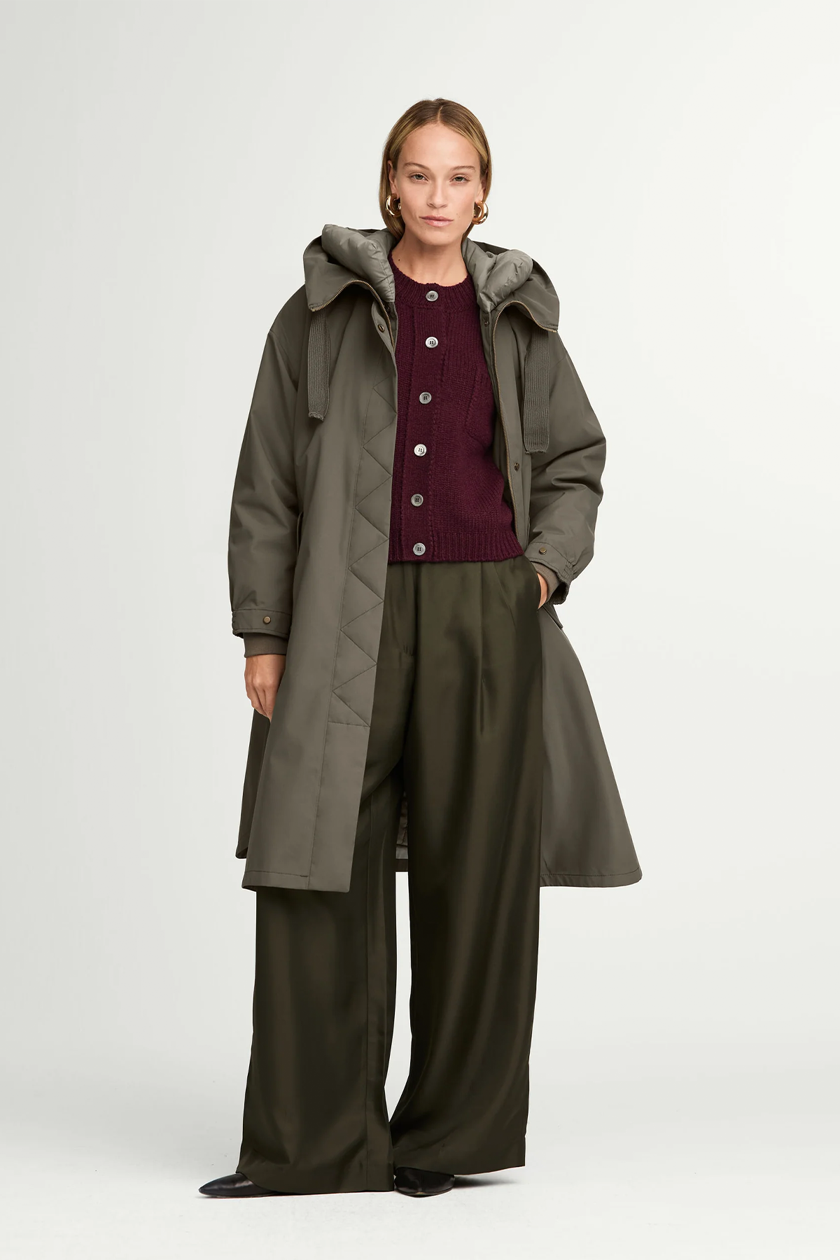 Parka 'AKIRA' in taupe