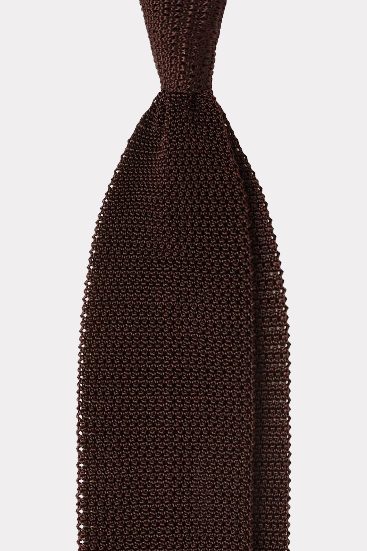 gestrickte Krawatte in braun