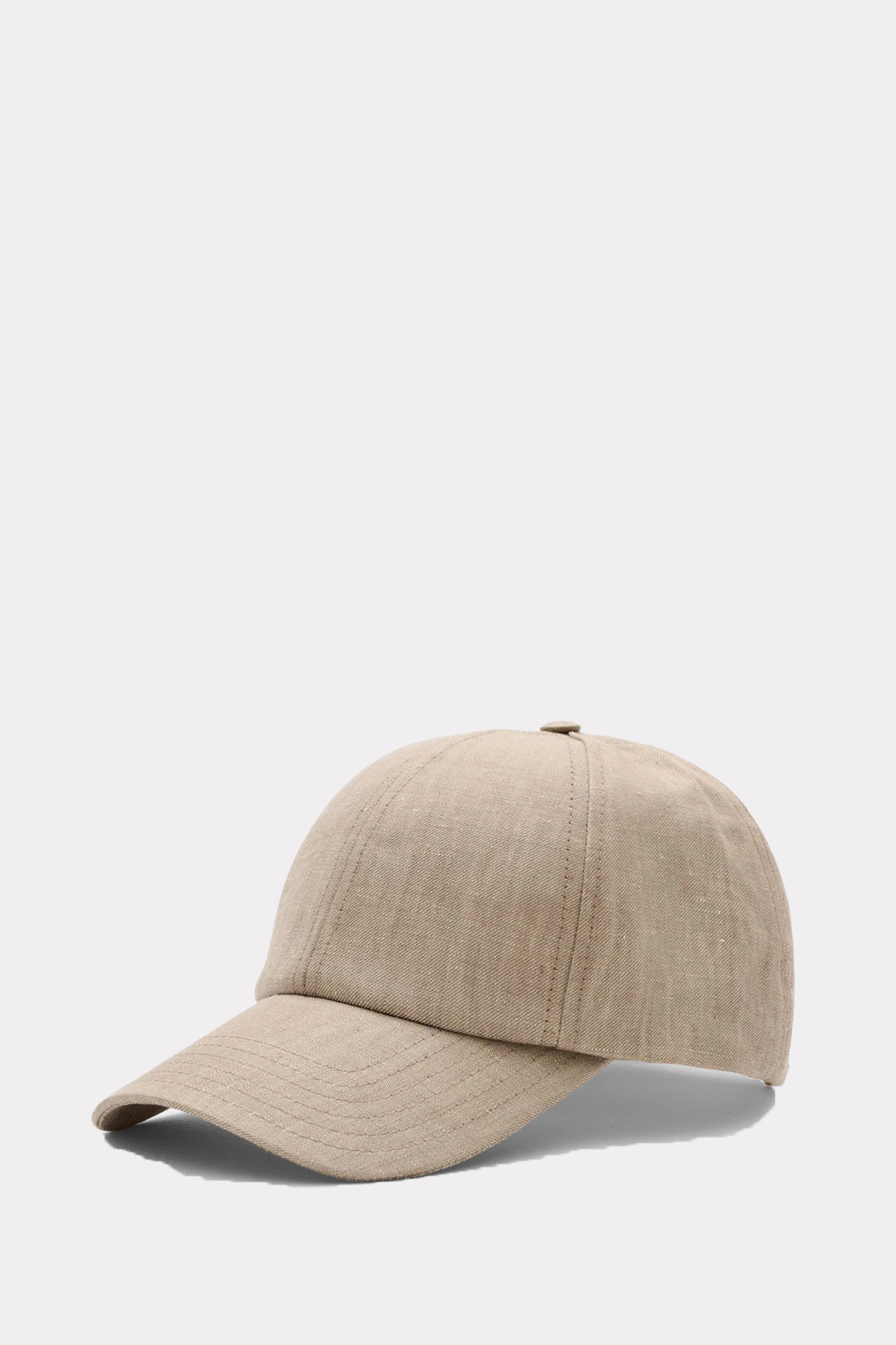 Baseball-Cap 'Linen' in taupe meliert