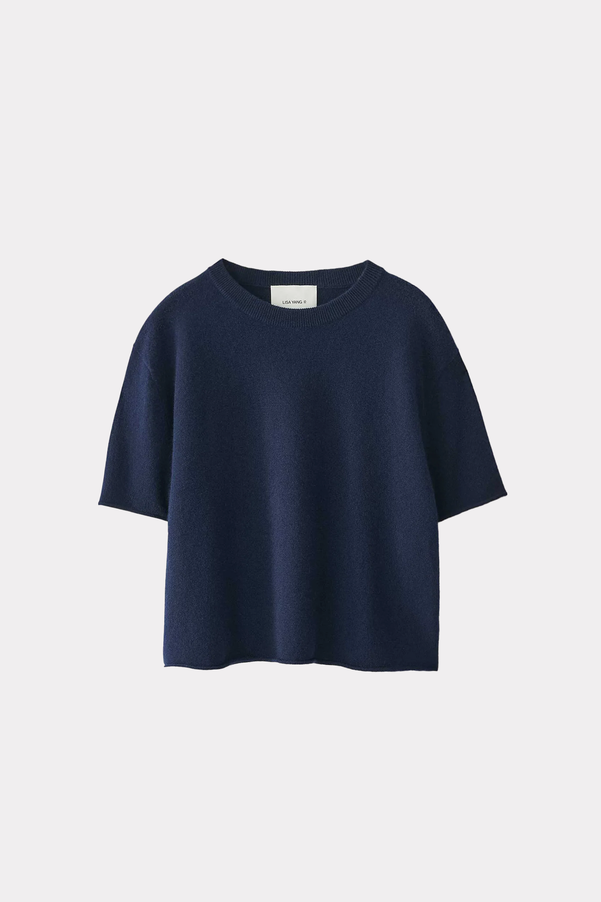 Kaschmir-Kurzarmpullover 'Cila' in marine
