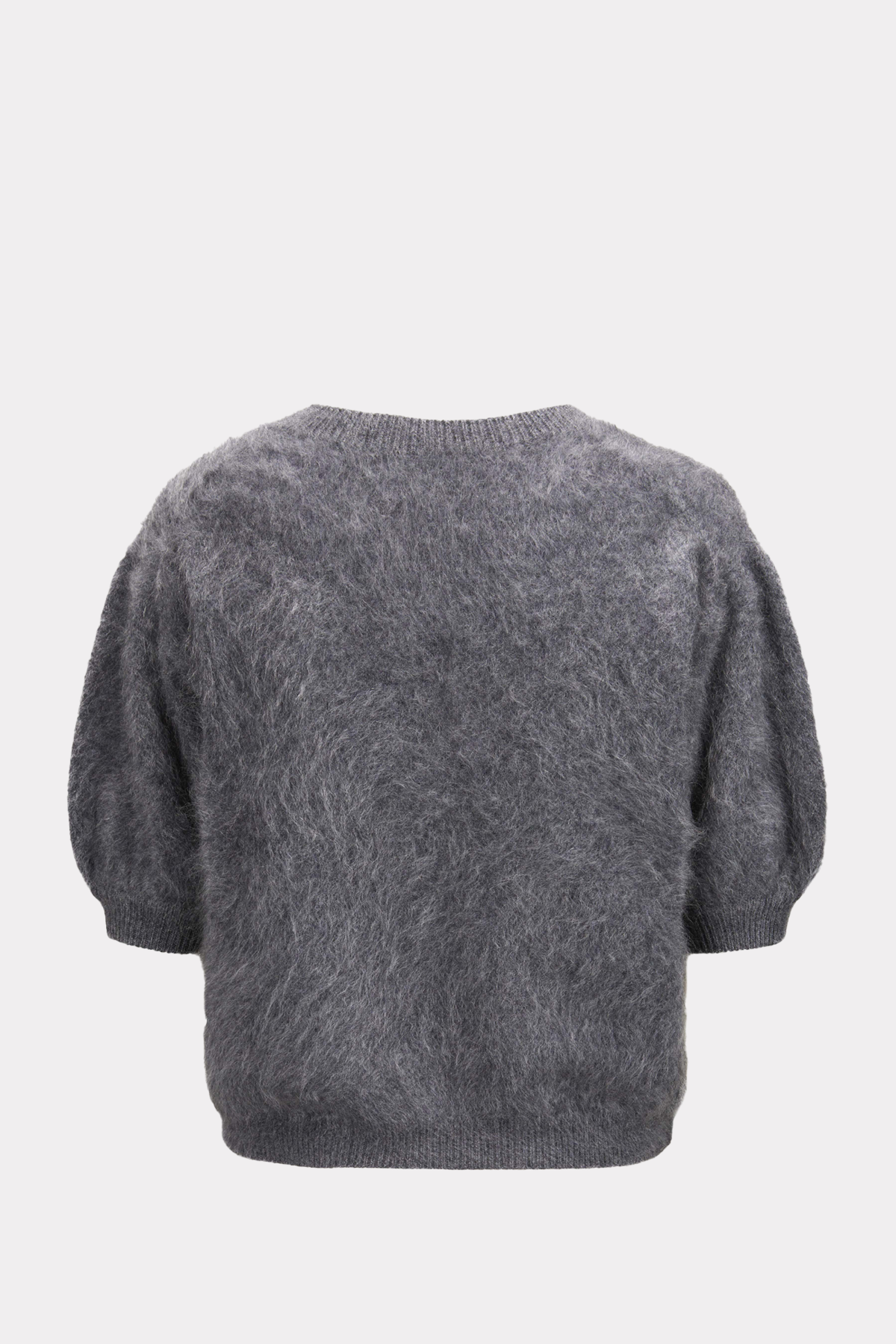 Brushed grey cardigan