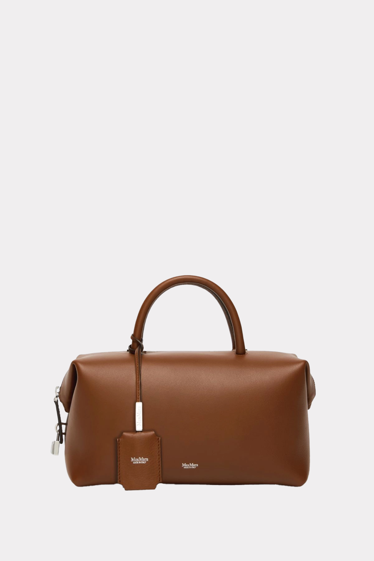 Boston Bag aus Naturleder in braun