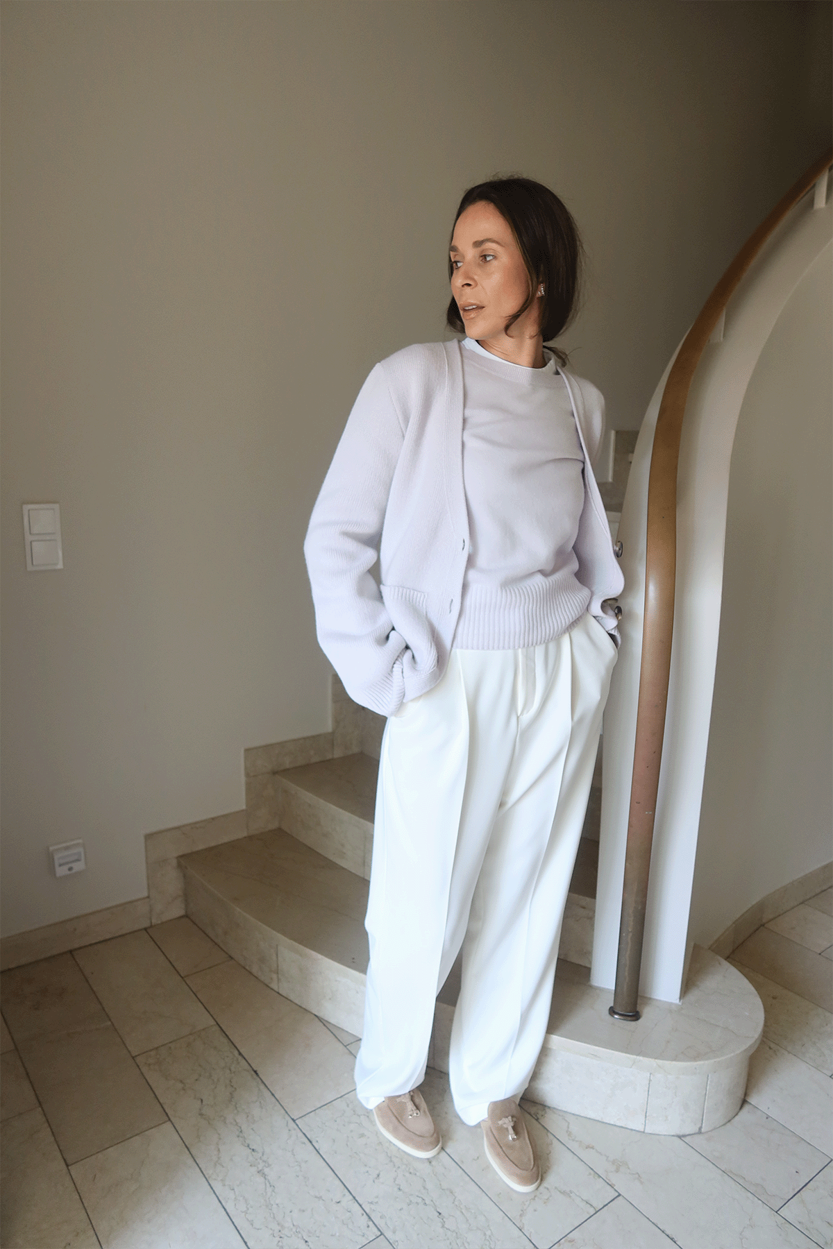 Hose 'NOMY' in weiß