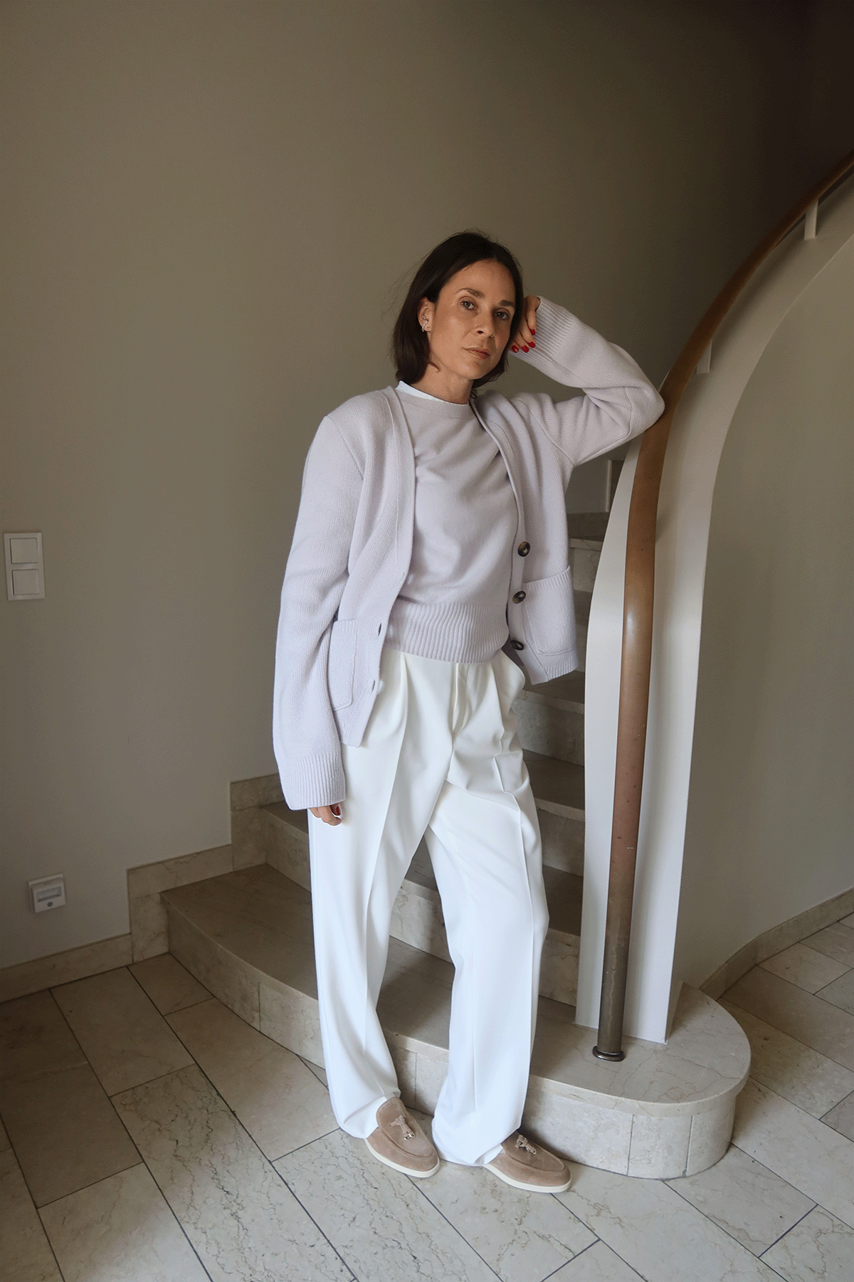 Hose 'NOMY' in weiß