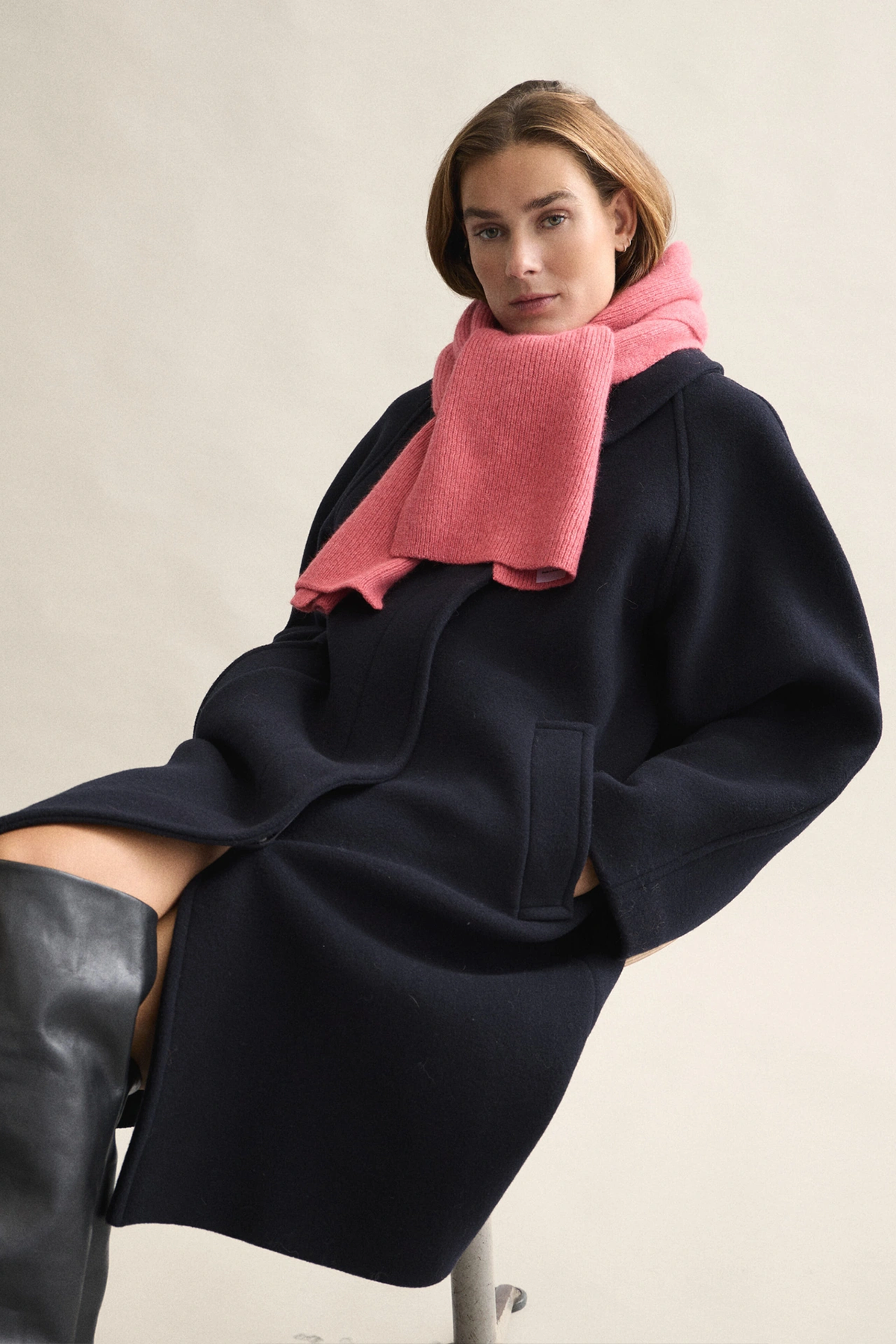 Schal in fuchsia