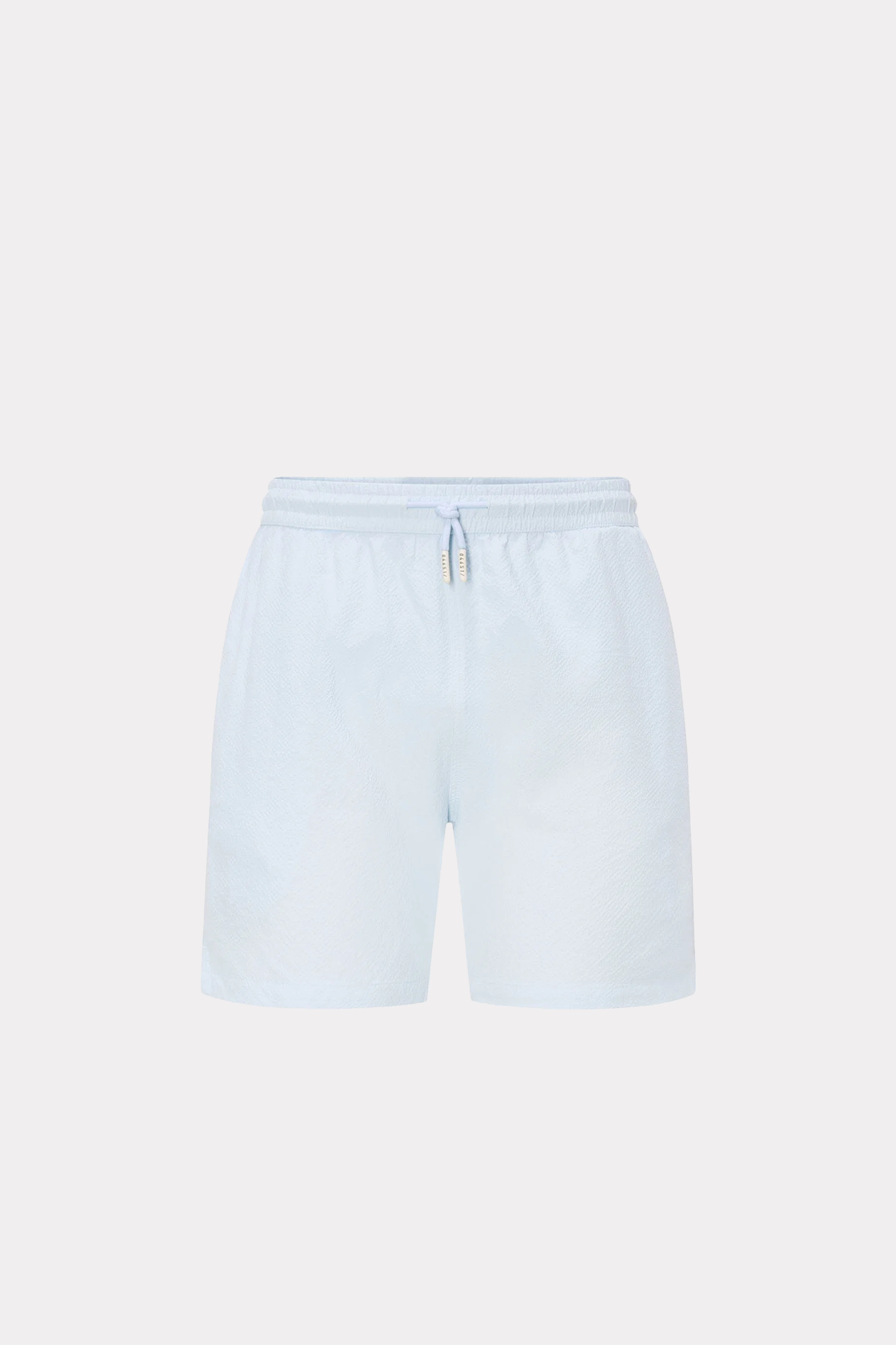 Badeshorts 'Mono Seersucker' pastellblau