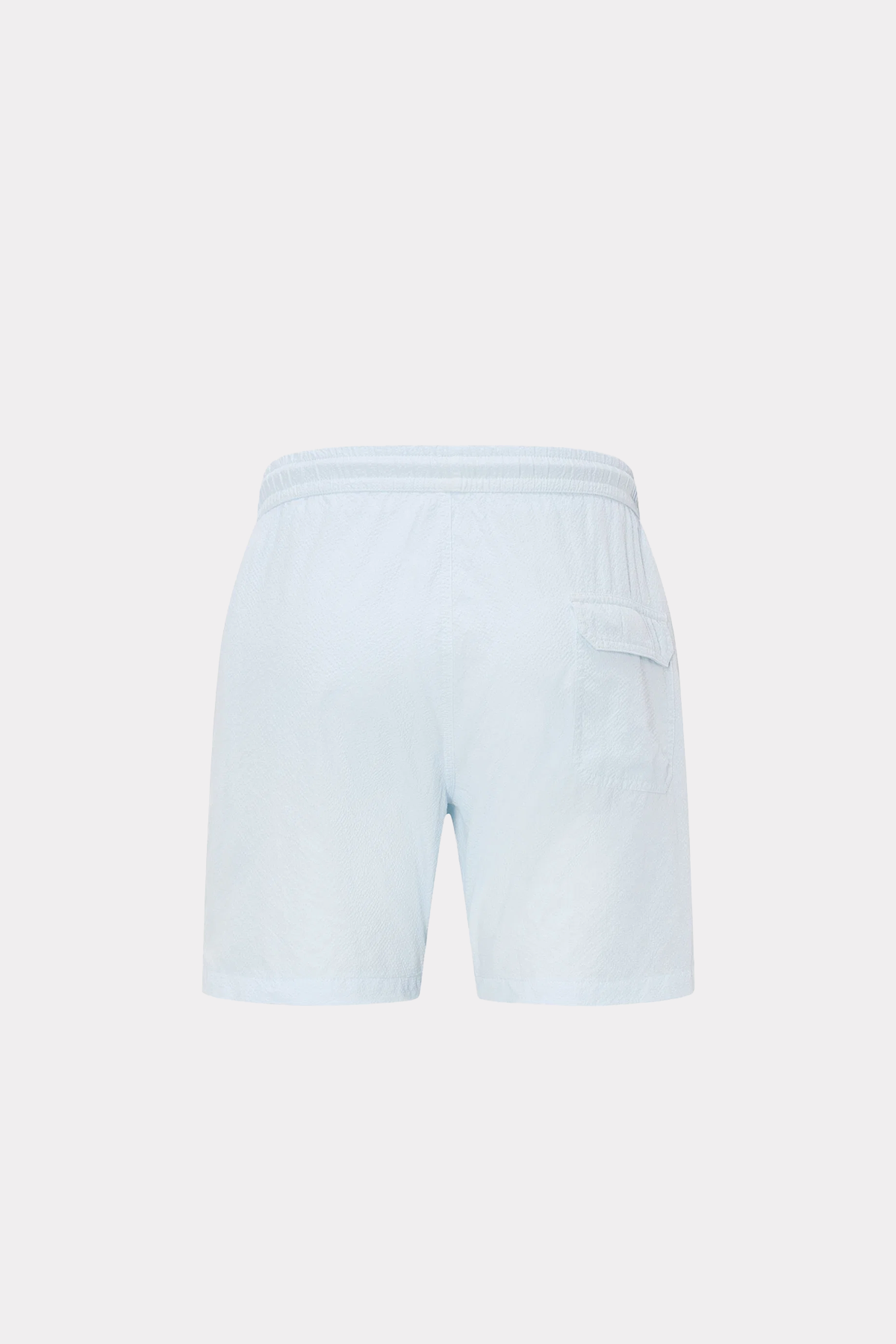 Badeshorts 'Mono Seersucker' pastellblau