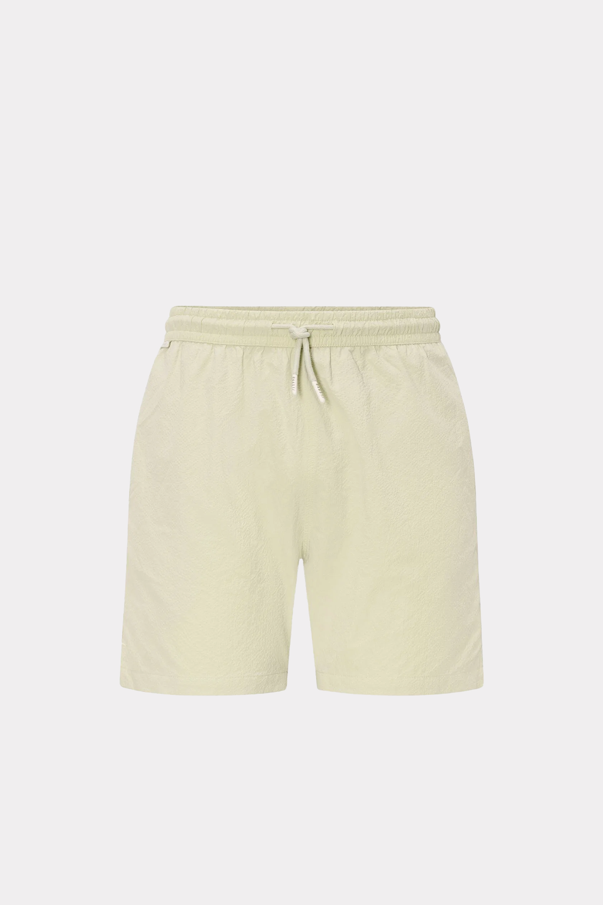 Badeshorts 'Mono Seersucker' in salbei