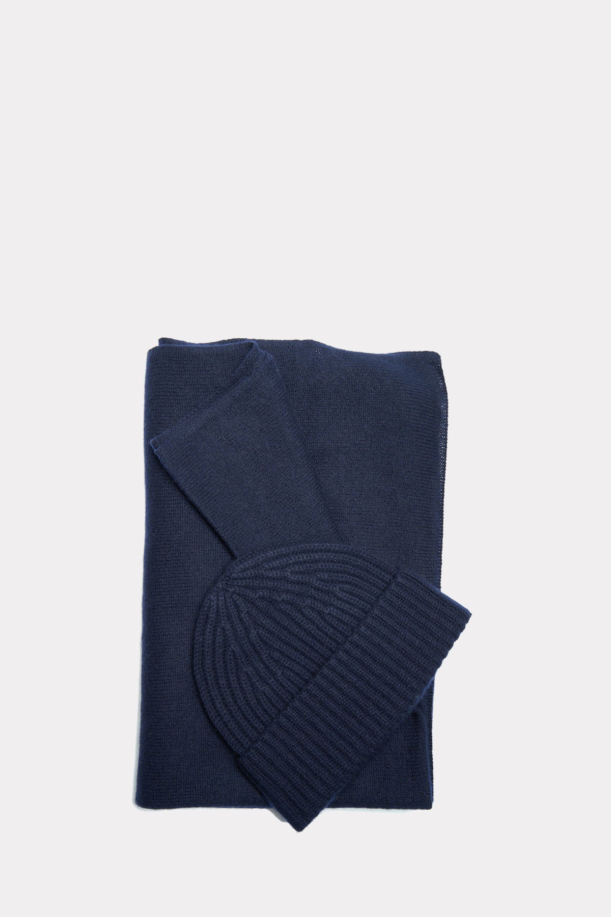 Cashmere Set in dunkelblau