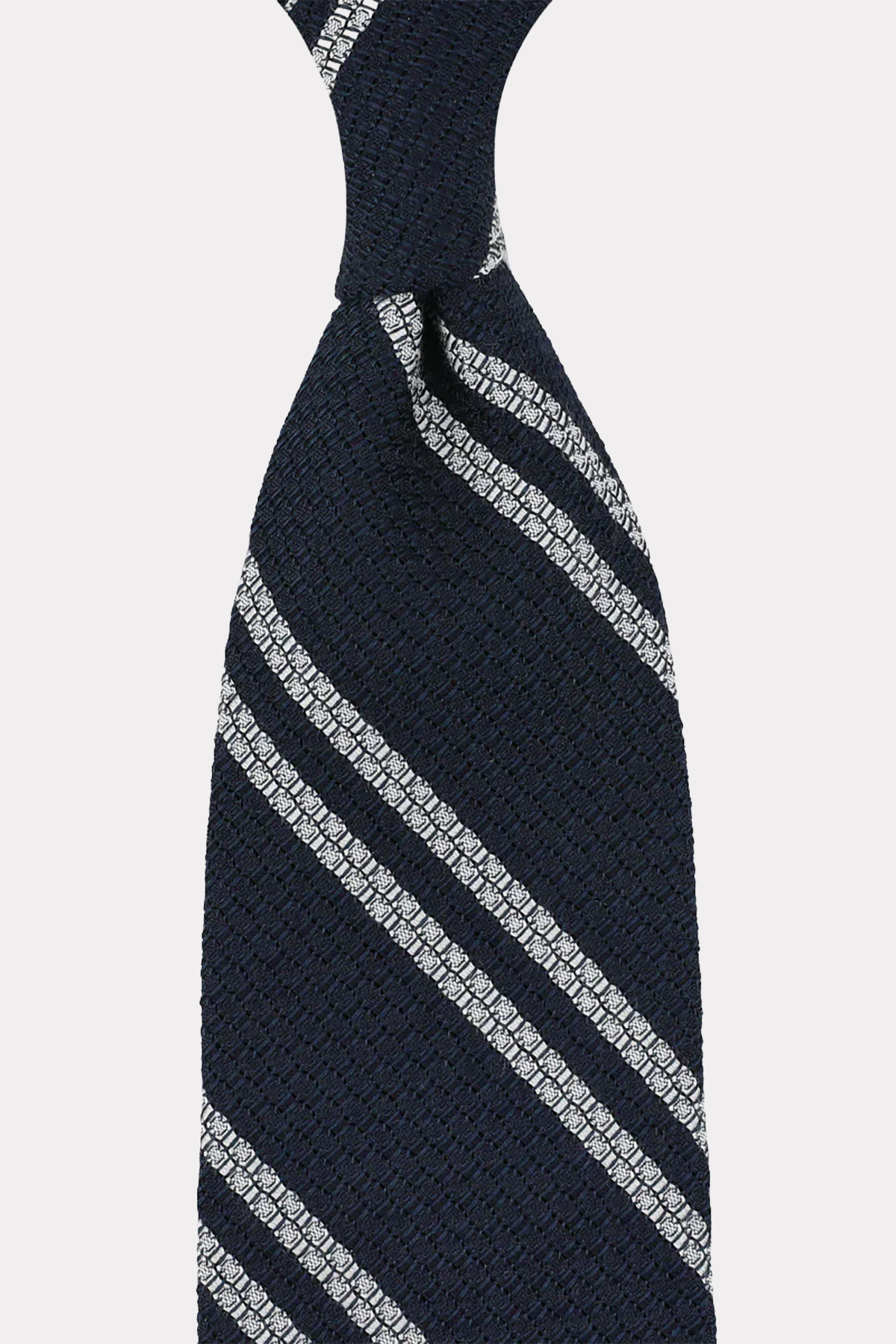 Krawatte in kaschmir/seide in MARINE